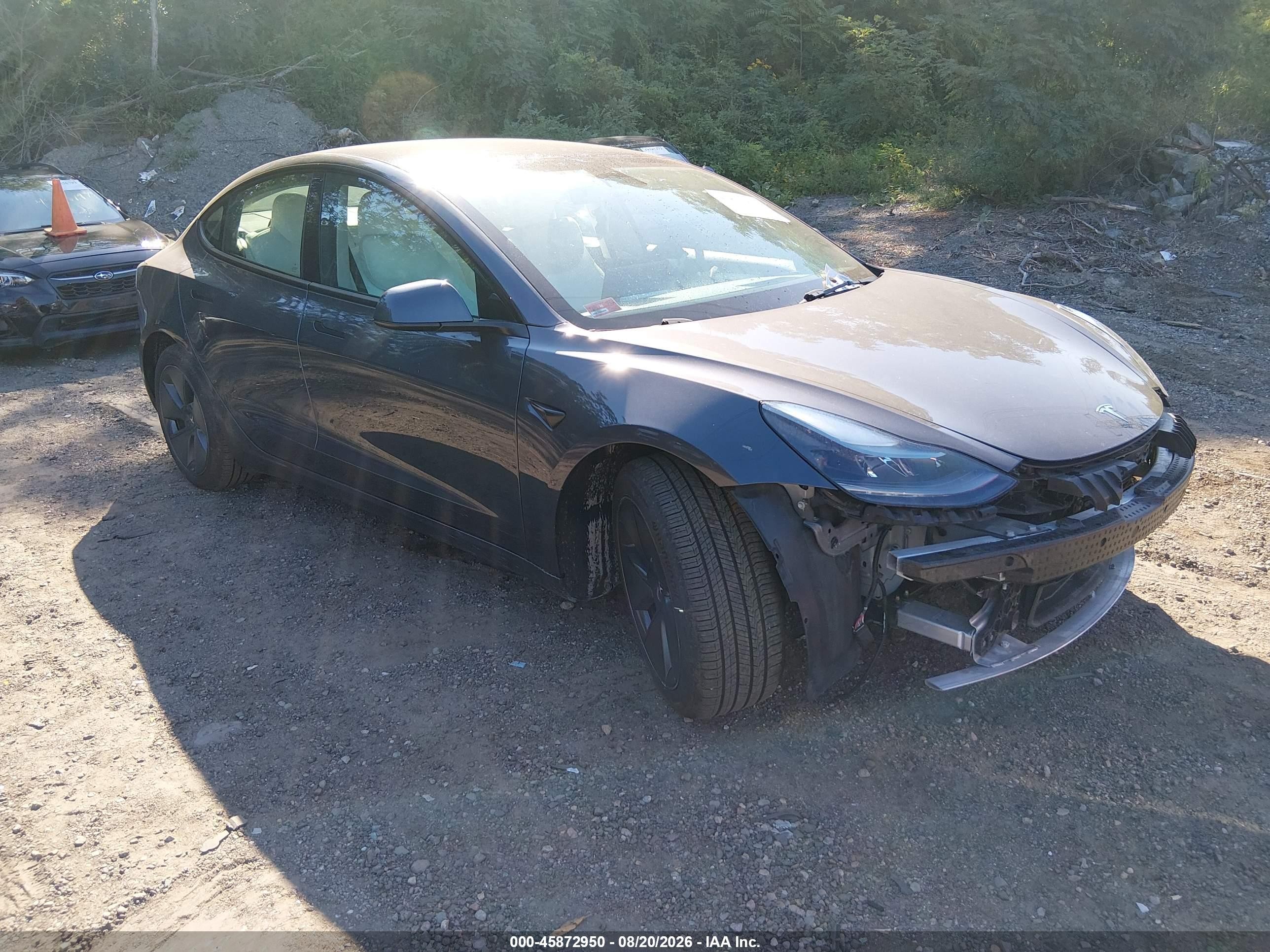 2022 Tesla Model 3 VIN 5YJ3E1EB6NF271216 IAAI salvage auction — Front End, Salvage (Idaho), sold $8,800 on 2026-10-05 (photo 1)