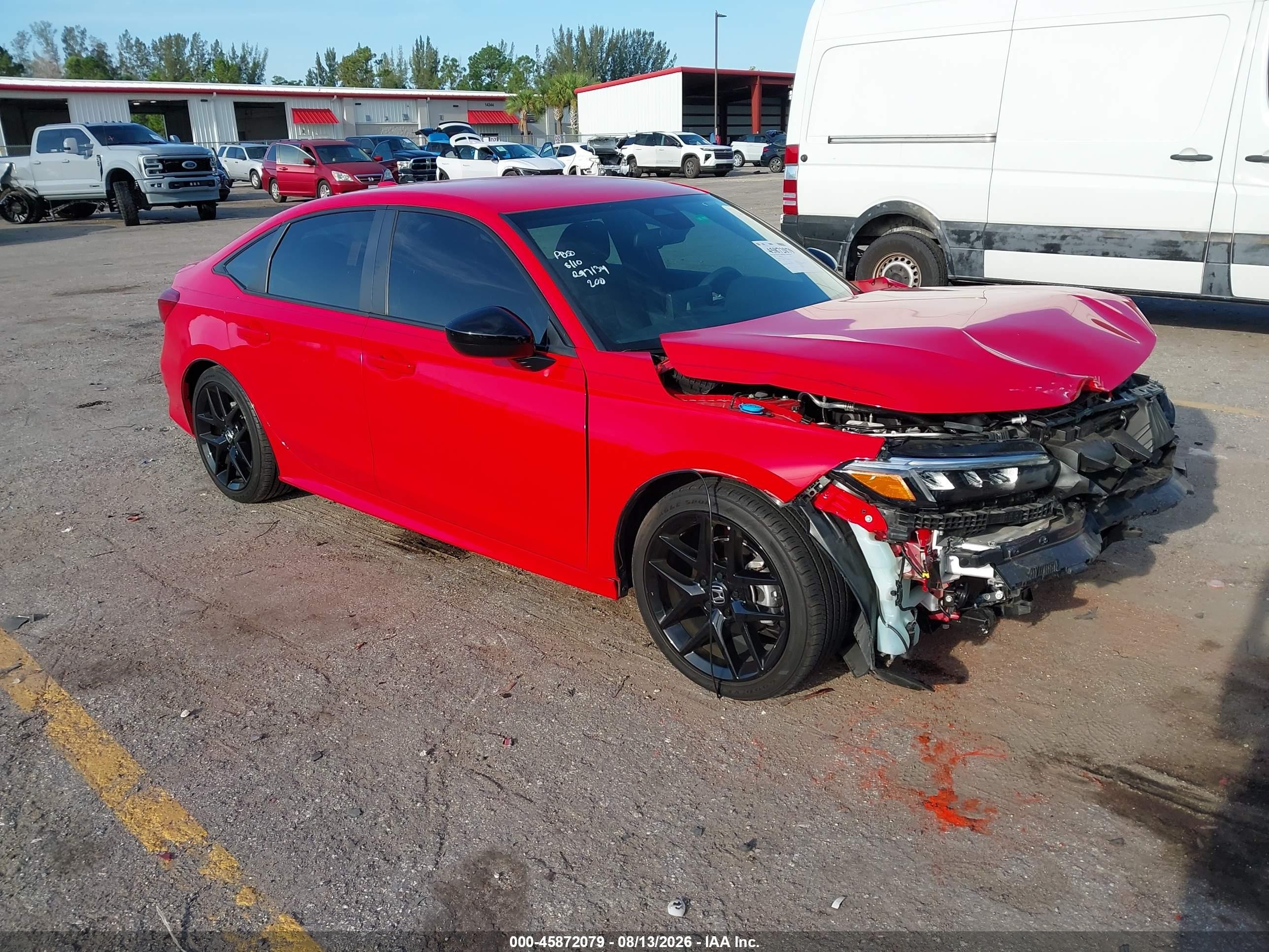 2024 Honda Civic VIN 2HGFE2F51RH578337 — IAAI salvage auction photo
