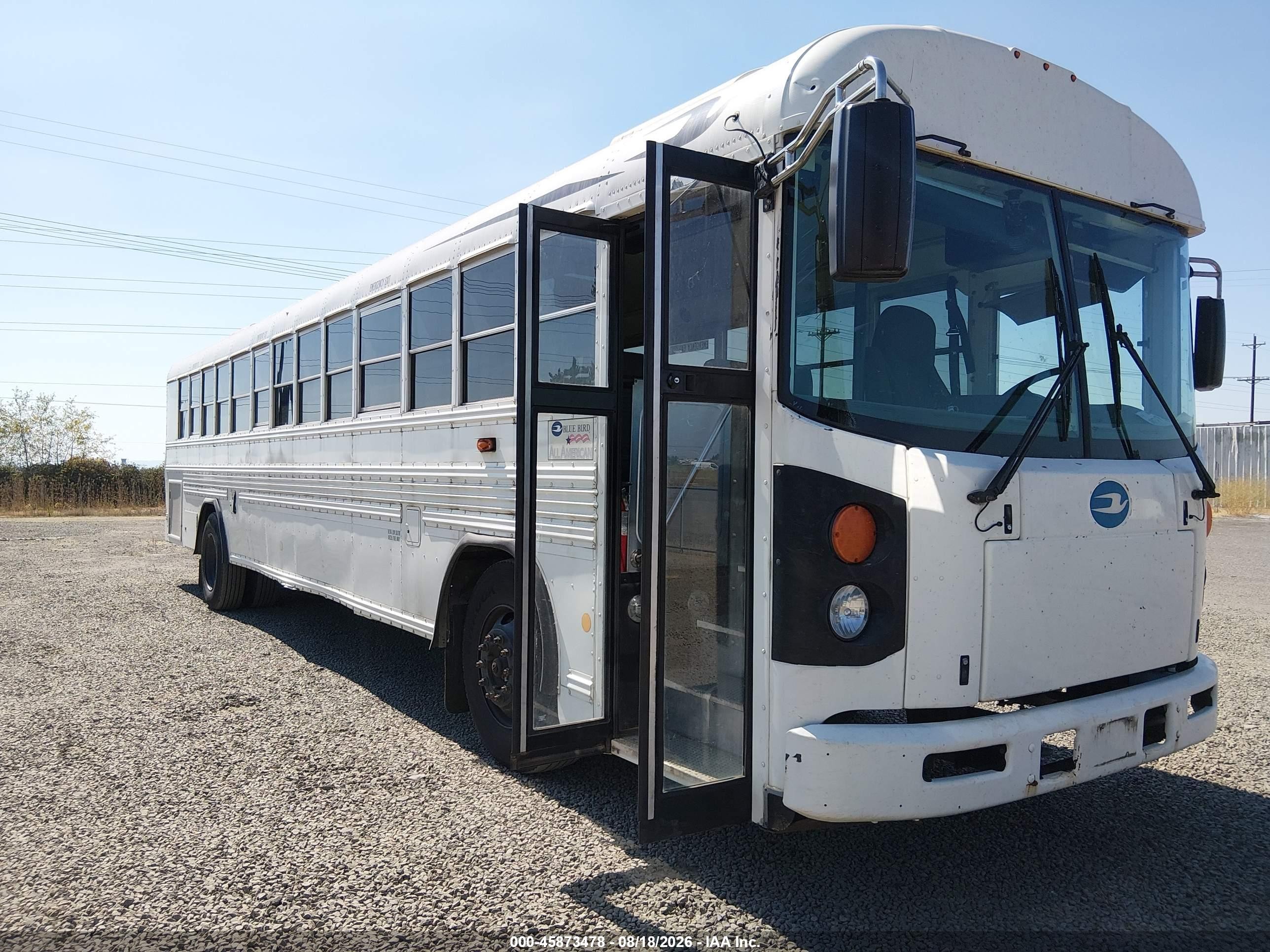 2015 Blue Bird School Bus / Transit Bus VIN 1BABNBPA2FF310462 — IAAI salvage auction photo