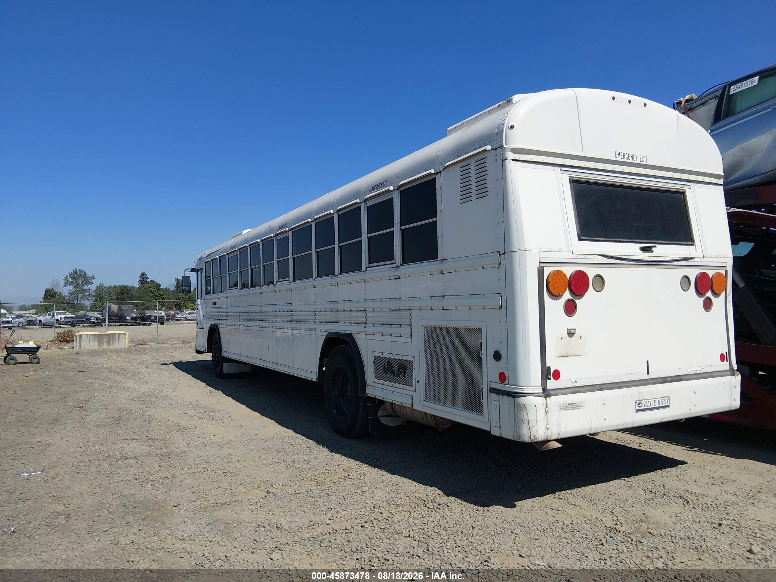 2015 Blue Bird School Bus / Transit Bus VIN 1BABNBPA2FF310462 IAAI salvage auction — Normal Wear, SF97 (Oregon), sold $17,350 on 2026-09-10 (photo 3)
