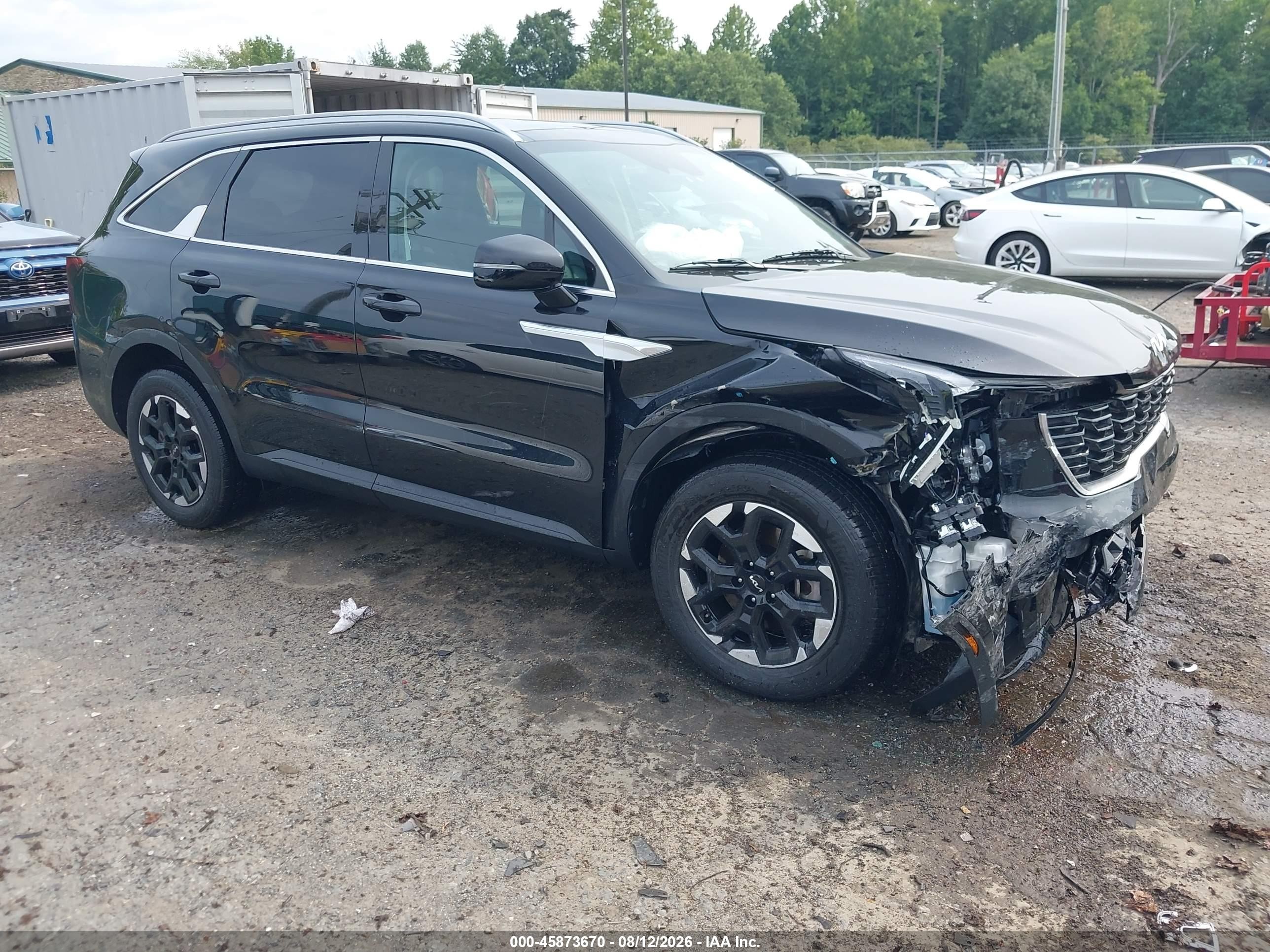 2025 Kia Sorento VIN 5XYRL4JC2SG384780 — IAAI salvage auction photo