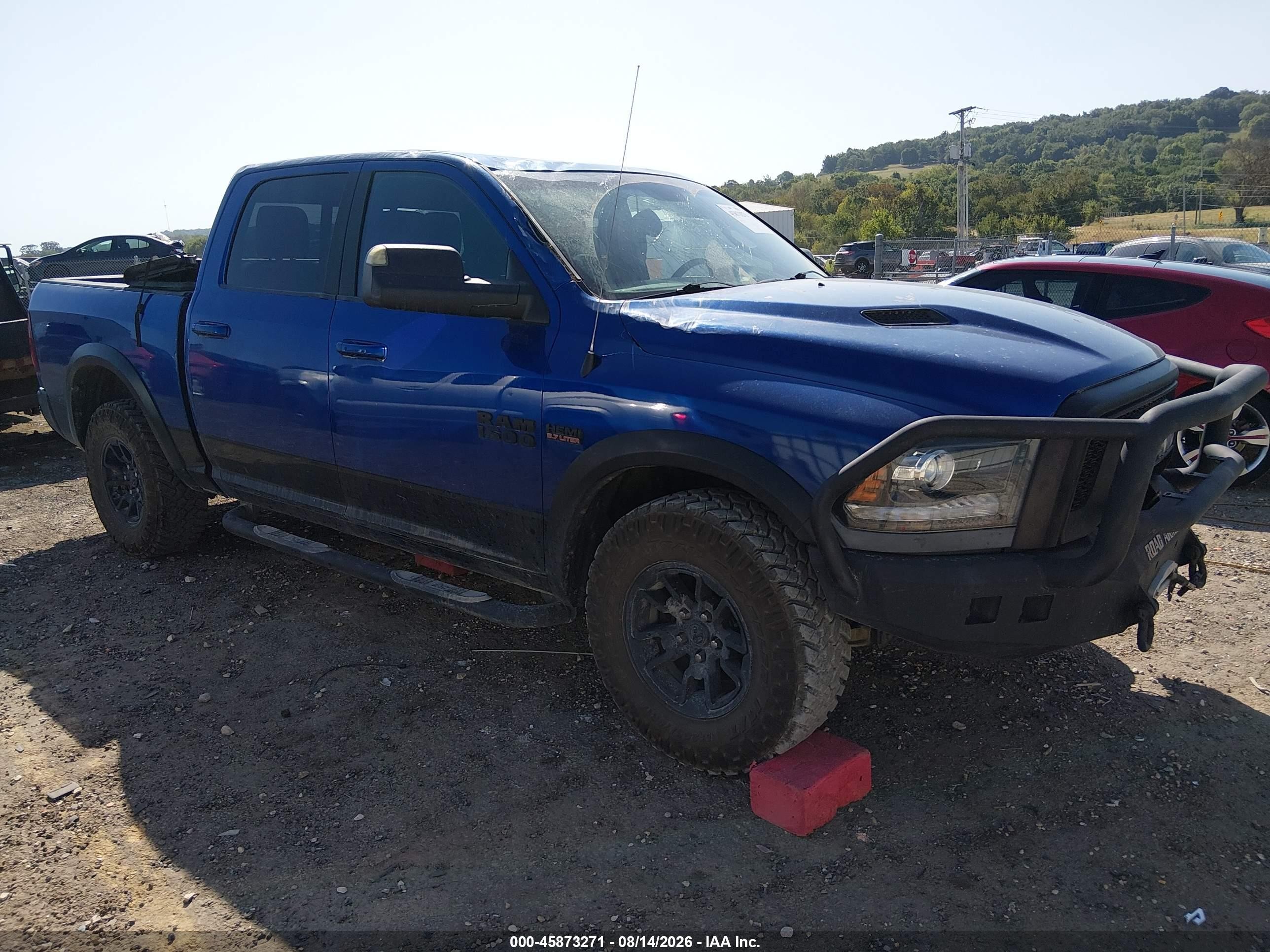 2017 Ram 1500 VIN 1C6RR7YT3HS829527 IAAI salvage auction — Top/Roof, Salvage (Arkansas), sold $7,100 on 2026-09-04 (photo 1)