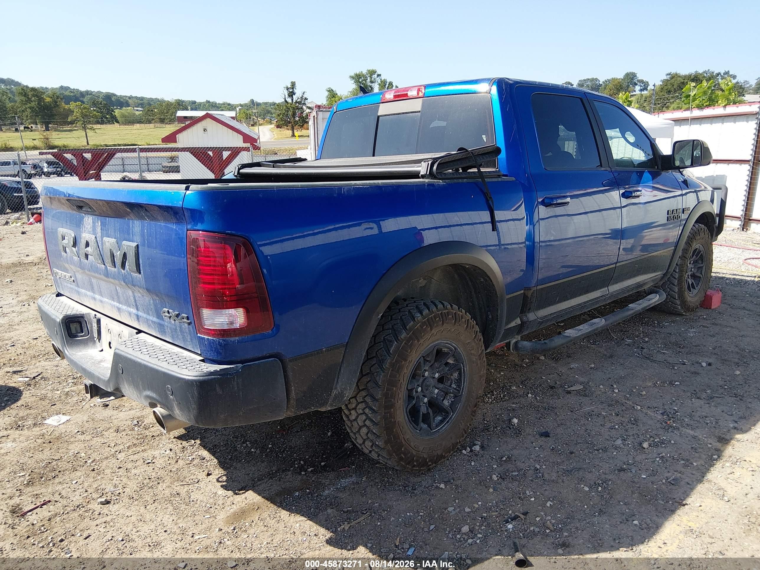 2017 Ram 1500 VIN 1C6RR7YT3HS829527 IAAI salvage auction — Top/Roof, Salvage (Arkansas), sold $7,100 on 2026-09-04 (photo 4)