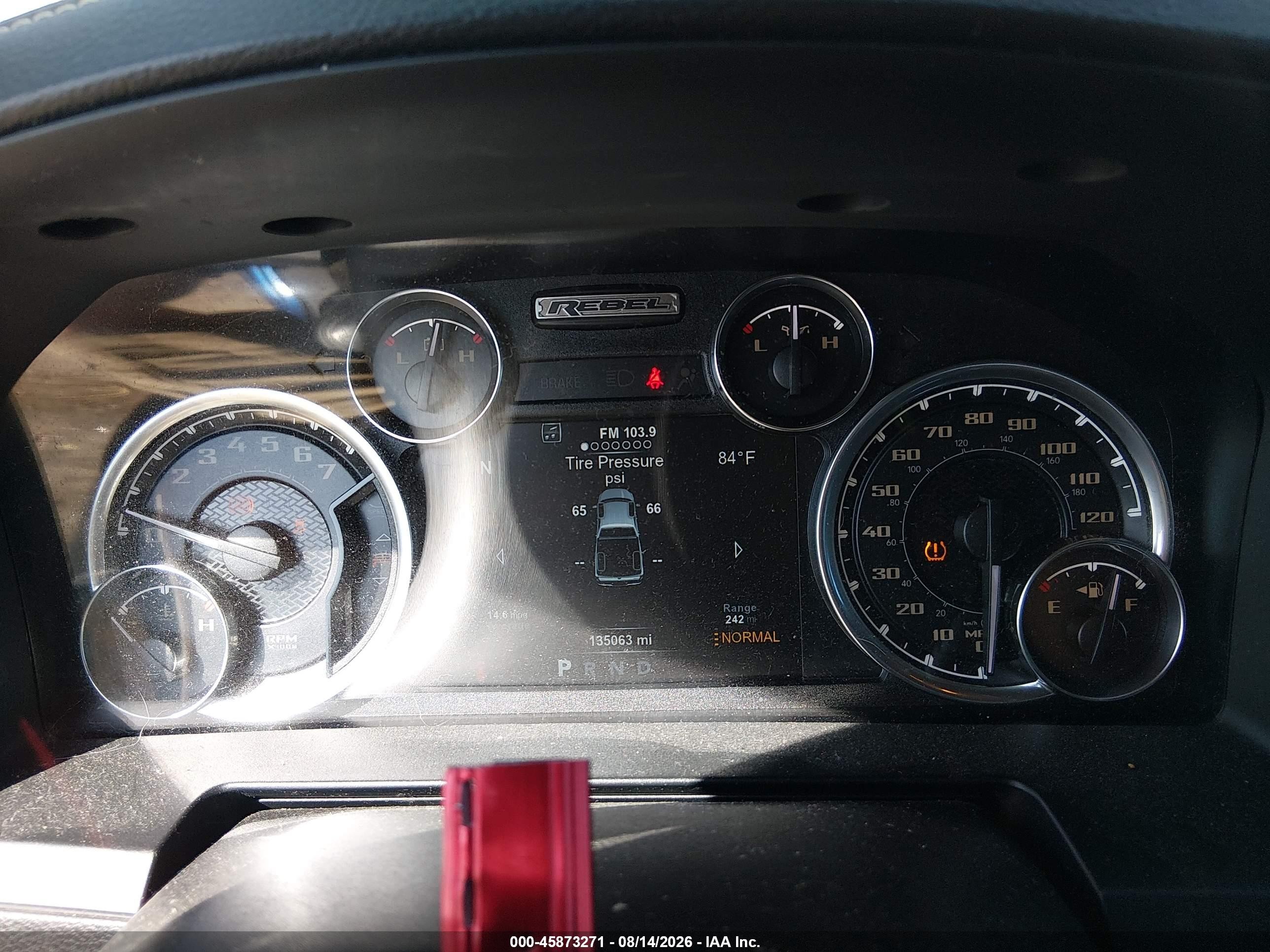 2017 Ram 1500 VIN 1C6RR7YT3HS829527 IAAI salvage auction — Top/Roof, Salvage (Arkansas), sold $7,100 on 2026-09-04 (photo 7)