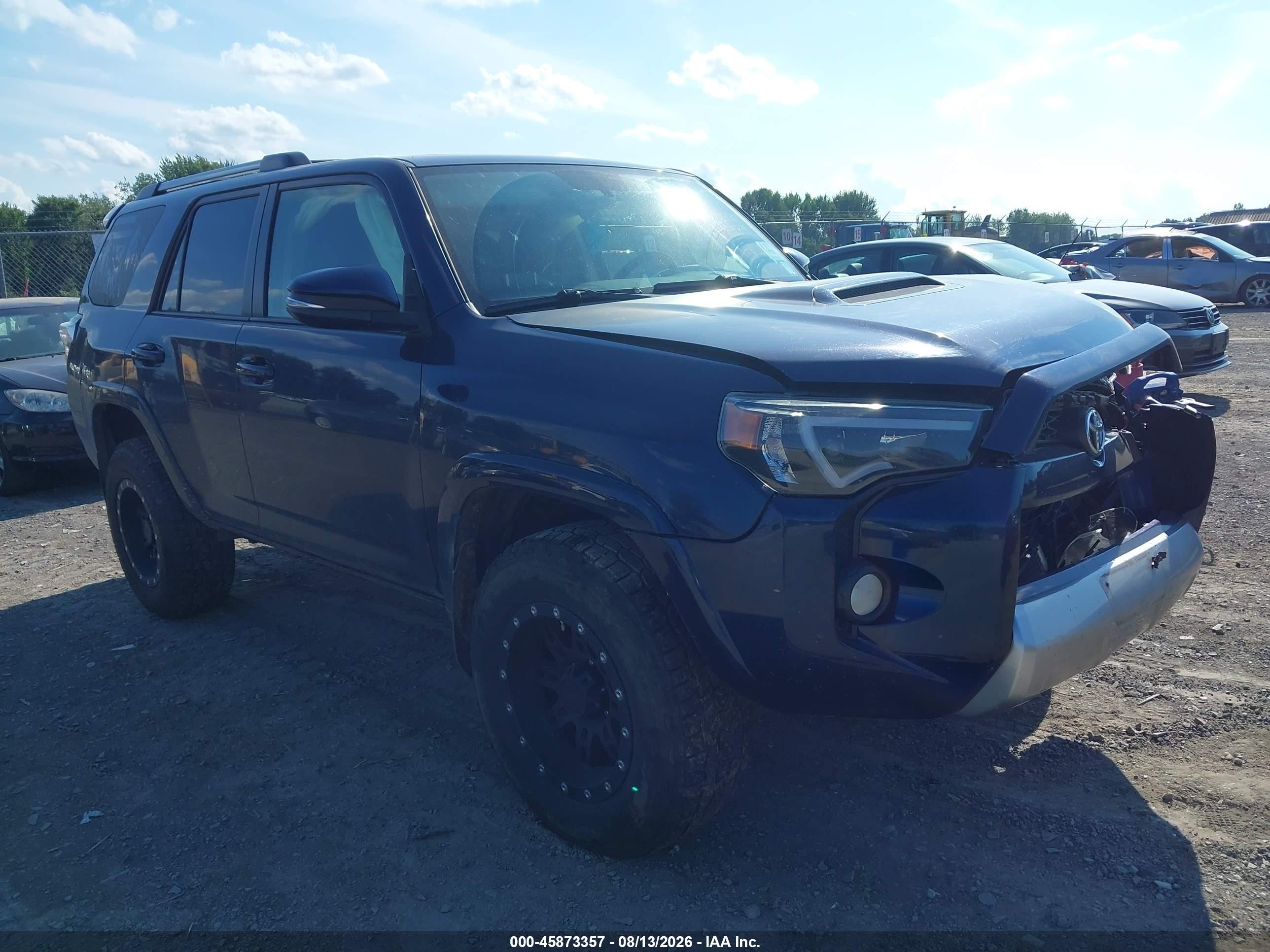 2016 Toyota 4Runner VIN JTEBU5JR3G5285440 — IAAI salvage auction photo
