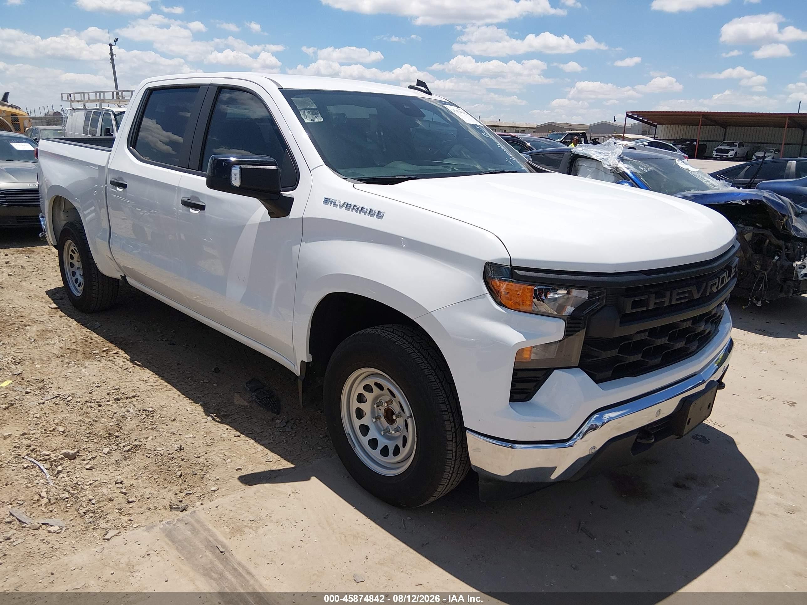 2024 Chevrolet Silverado VIN 2GCPAAED6R1198968 IAAI salvage auction — Top/Roof, Clear (Montana), sold $23,800 on 2026-08-20 (photo 1)