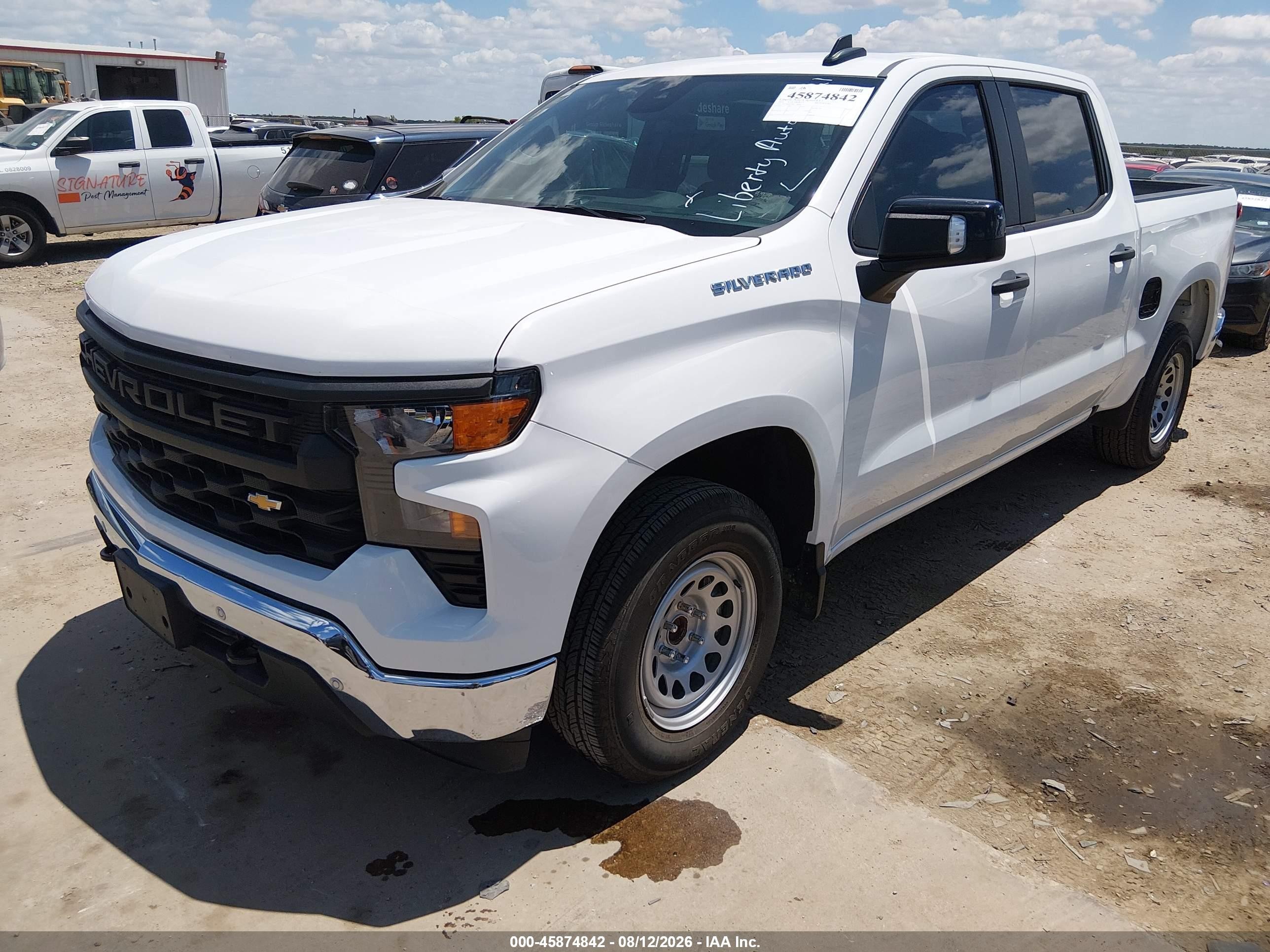 2024 Chevrolet Silverado VIN 2GCPAAED6R1198968 IAAI salvage auction — Top/Roof, Clear (Montana), sold $23,800 on 2026-08-20 (photo 2)