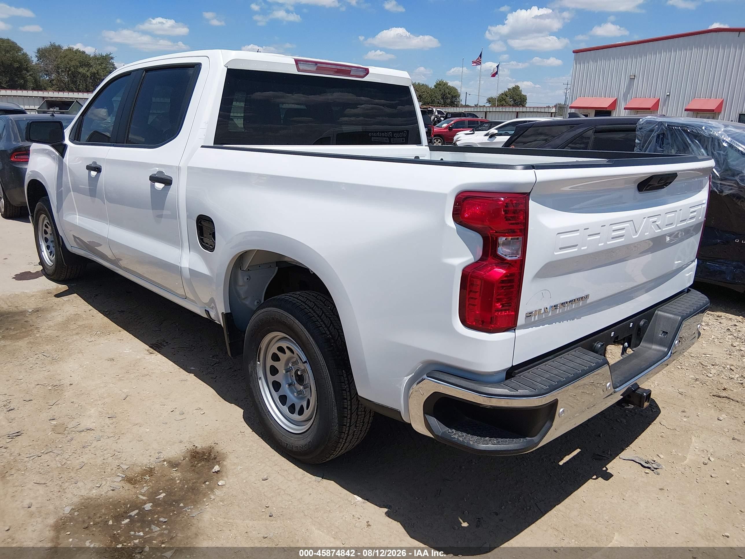2024 Chevrolet Silverado VIN 2GCPAAED6R1198968 IAAI salvage auction — Top/Roof, Clear (Montana), sold $23,800 on 2026-08-20 (photo 3)
