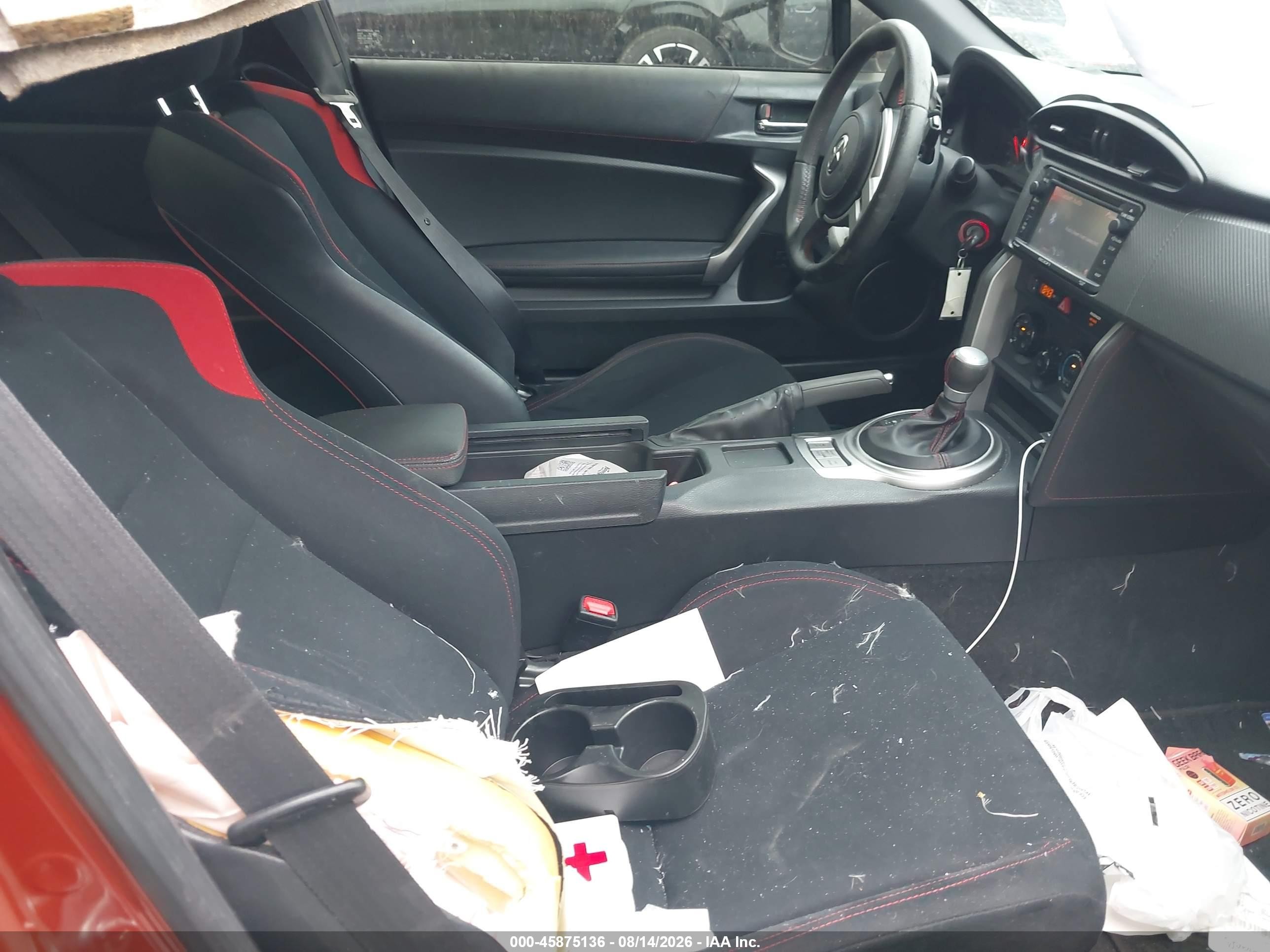 2015 Scion FR-S VIN JF1ZNAA19F8706079 IAAI salvage auction — Side, Salvage Certificate (California), sold $1,700 on 2026-09-13 (photo 5)