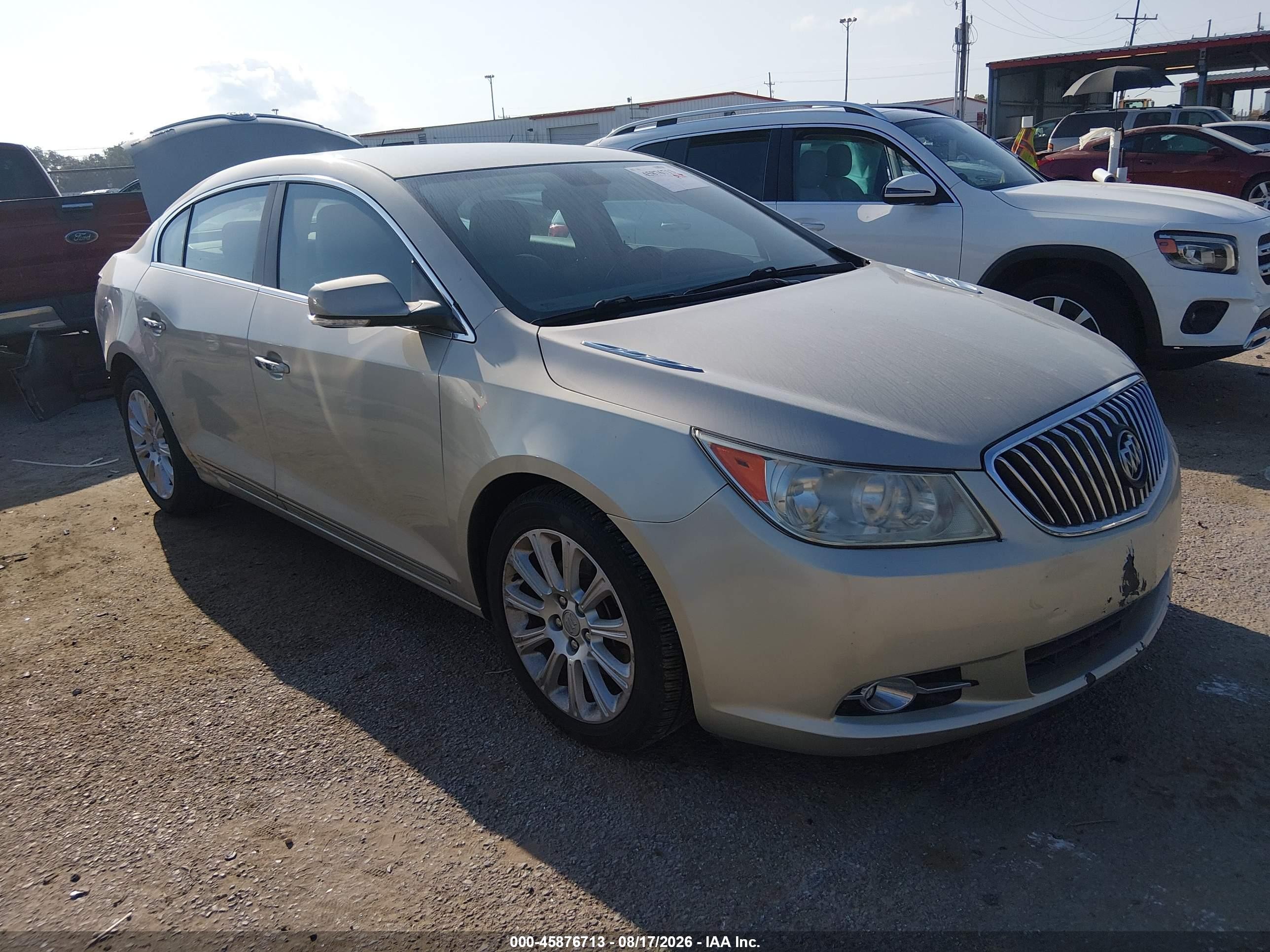 2013 Buick LaCrosse VIN 1G4GC5E31DF237827 IAAI salvage auction — Rear End, Salvage (Louisiana), sold $1,050 on 2026-09-23 (photo 1)