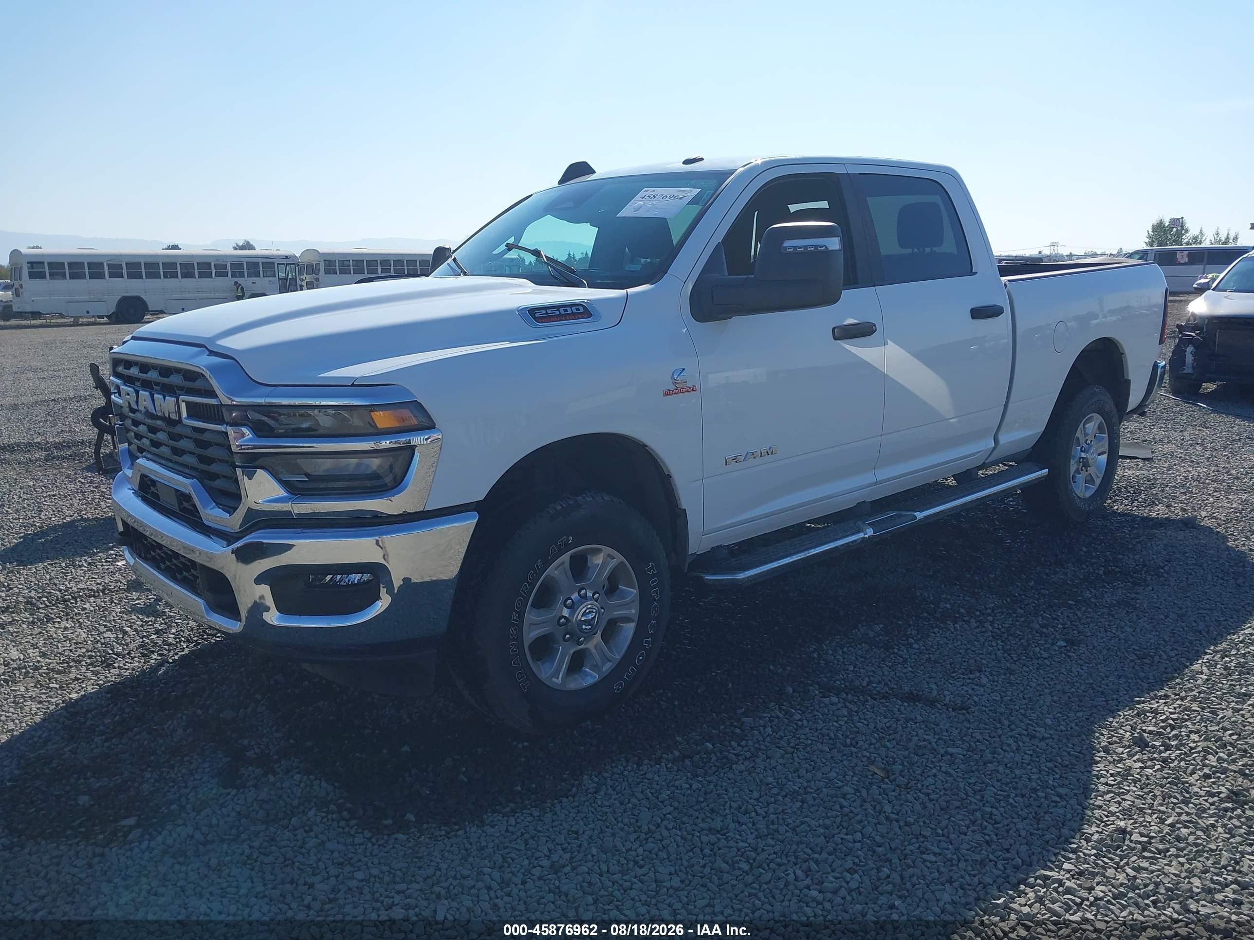 2026 Ram 2500 VIN 3C6UR5DL4TG274043 IAAI salvage auction — Rear End, Enterprise Vehicles Salvage Only (Florida), sold $27,250 on 2026-08-21 (photo 2)