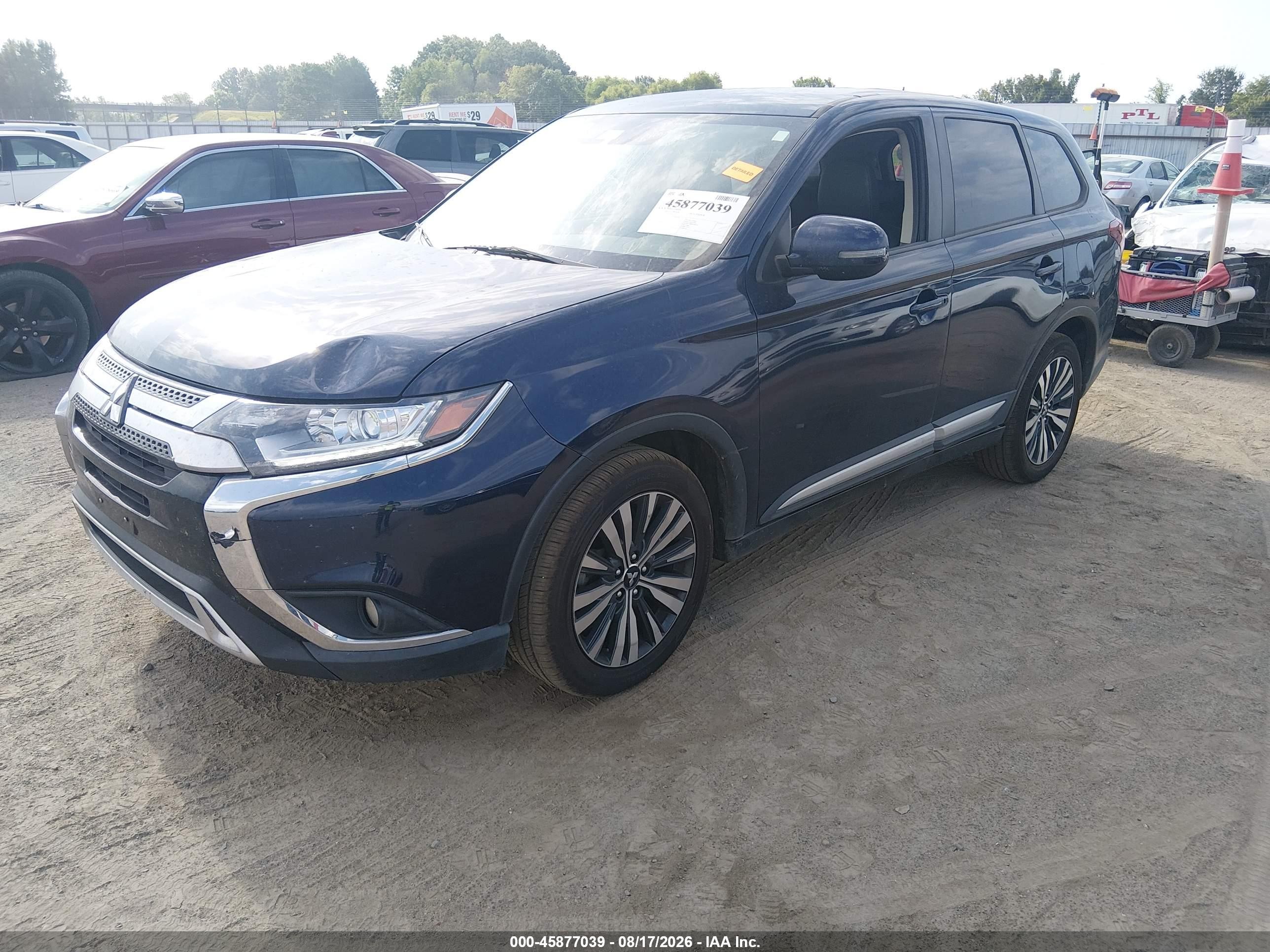 2020 Mitsubishi Outlander VIN JA4AD3A37LZ007119 IAAI salvage auction — Side, Salvage (Arkansas), sold $3,150 on 2026-09-09 (photo 2)