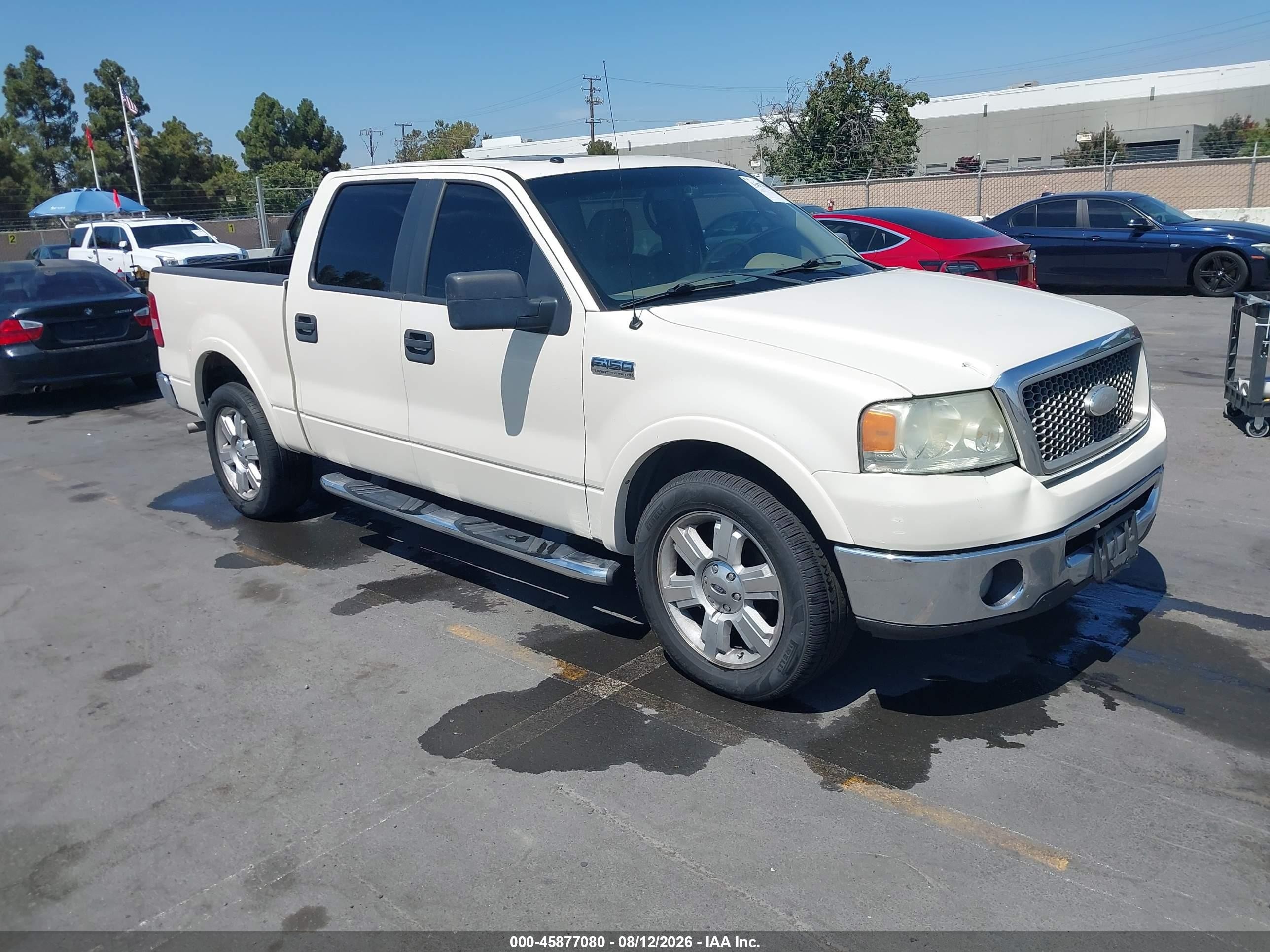 2007 Ford F-150 VIN 1FTPW12527FB60707 IAAI salvage auction — Normal Wear, Clear - Dealer Only (California), sold $1,375 on 2026-09-03 (photo 1)