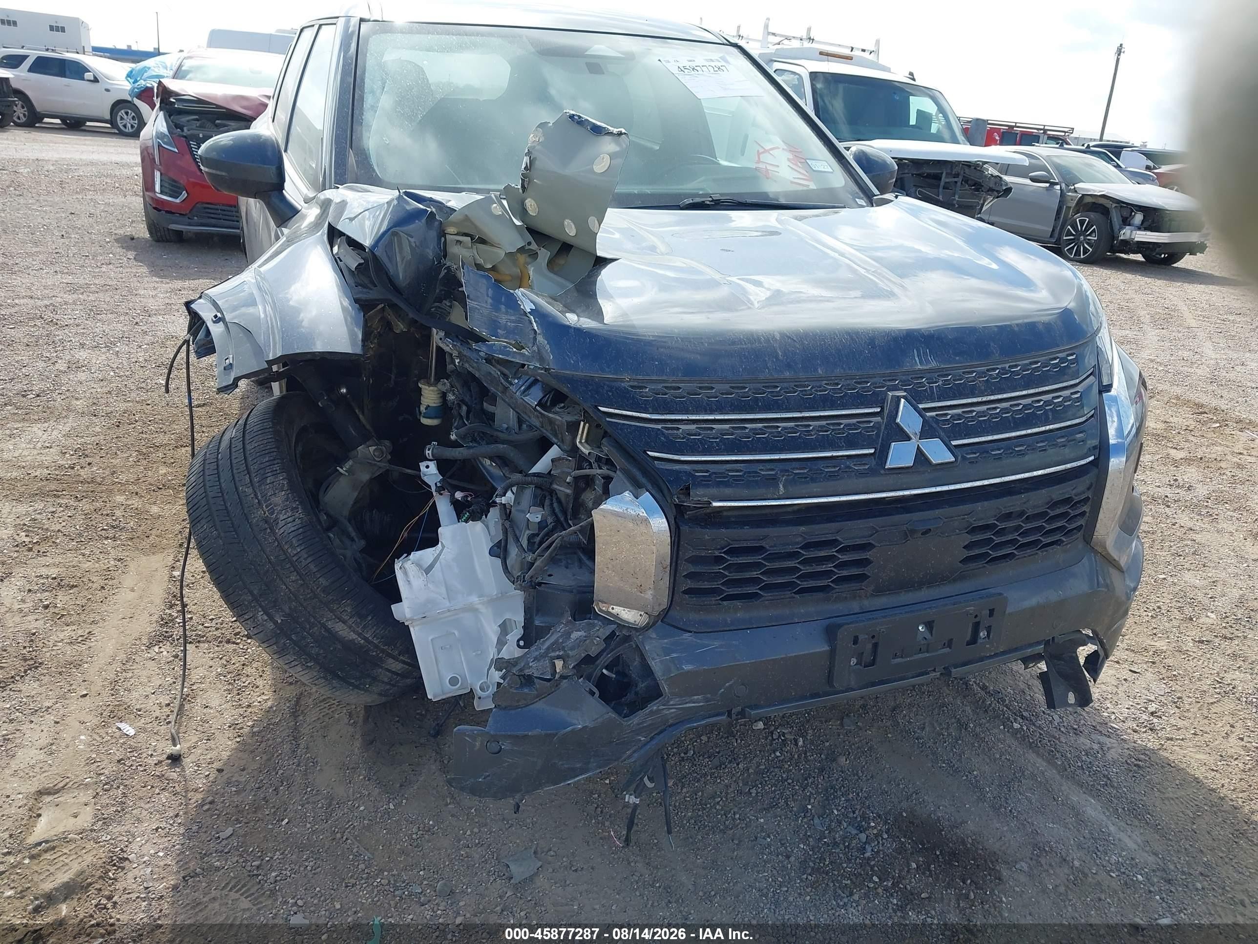 2024 Mitsubishi Outlander VIN JA4J4VA86RZ059972 IAAI salvage auction — Unknown, Salvage (Texas), sold $3,850 on 2026-09-12 (photo 6)