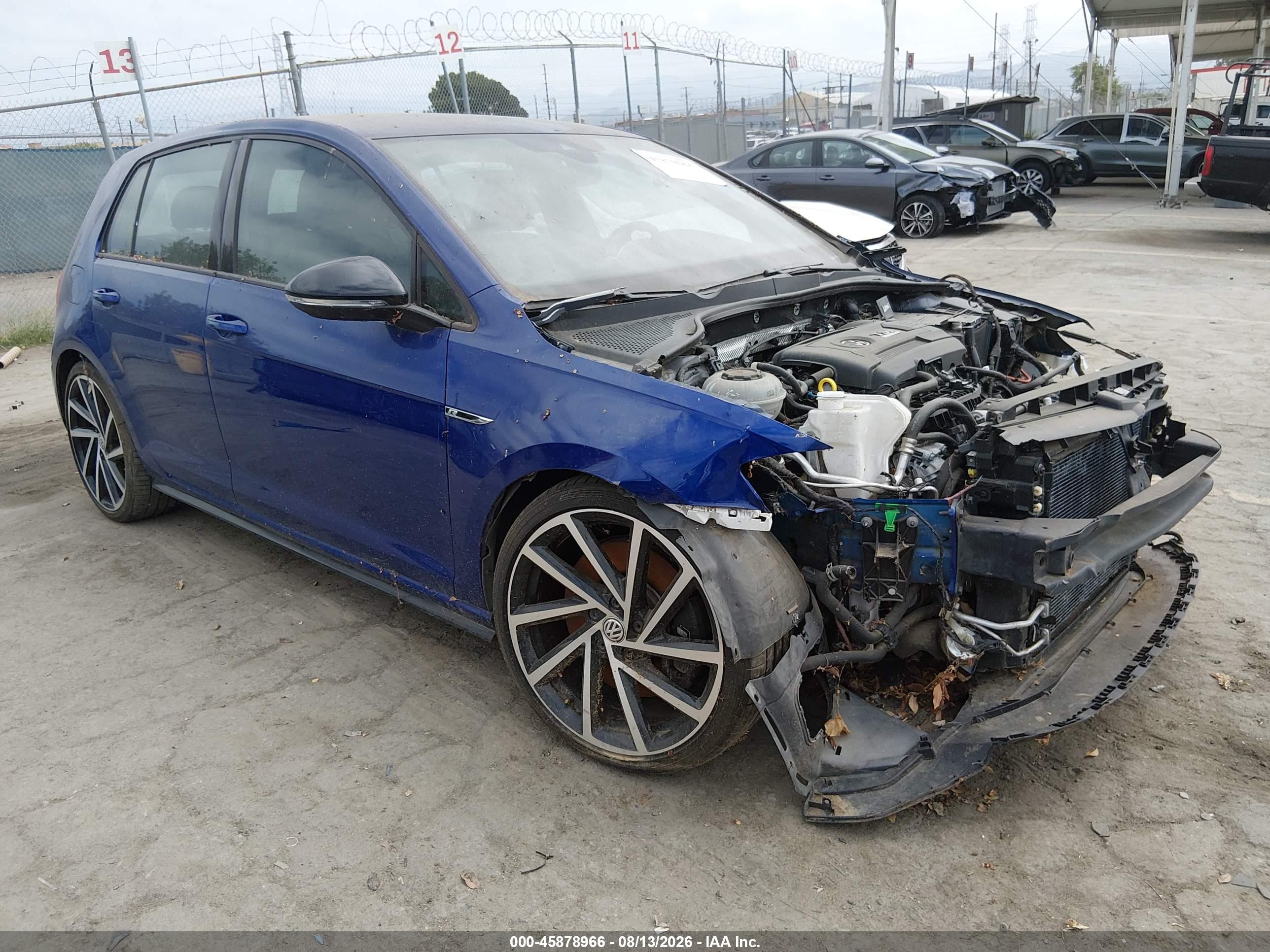 2018 Volkswagen Golf R VIN WVWVF7AU7JW197259 — IAAI salvage auction photo