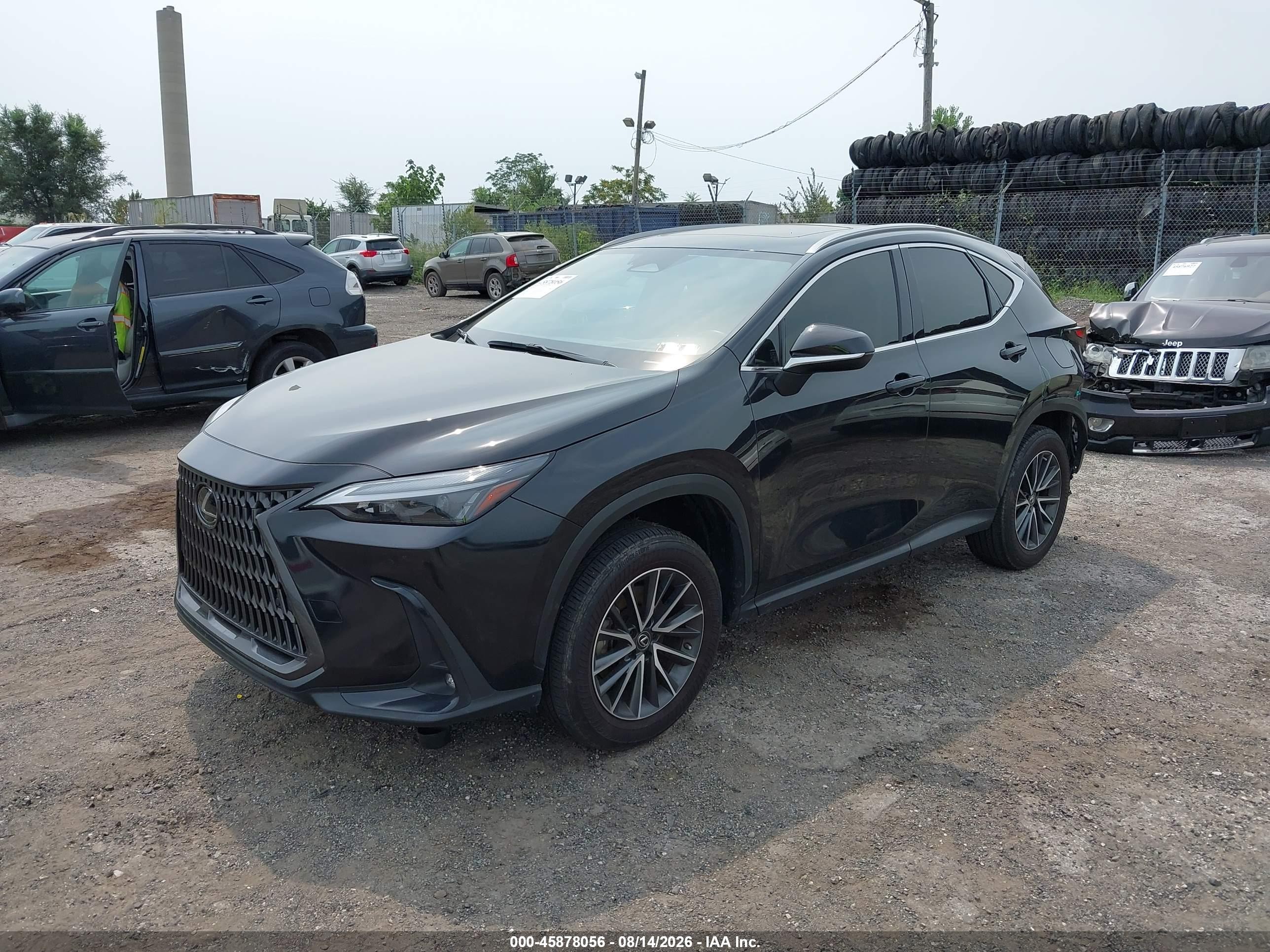 2023 Lexus Nx VIN JTJGDCAZ3P5011585 IAAI salvage auction — Rear End, Wait Title, sold $16,000 on 2026-09-20 (photo 2)