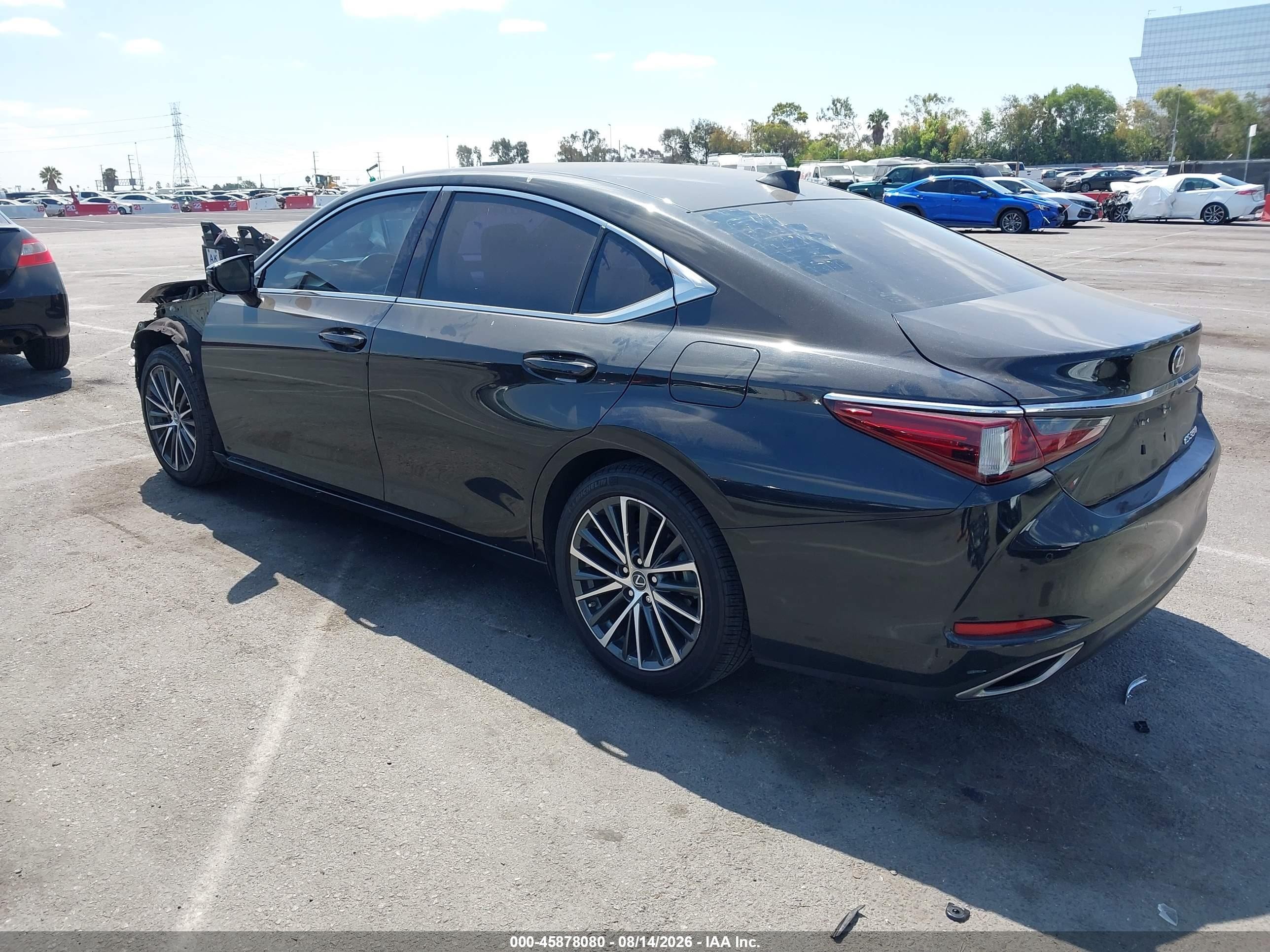 2022 Lexus ES VIN 58ADZ1B1XNU137177 IAAI salvage auction — Front End, Salvage (California), sold $14,100 on 2026-09-12 (photo 3)