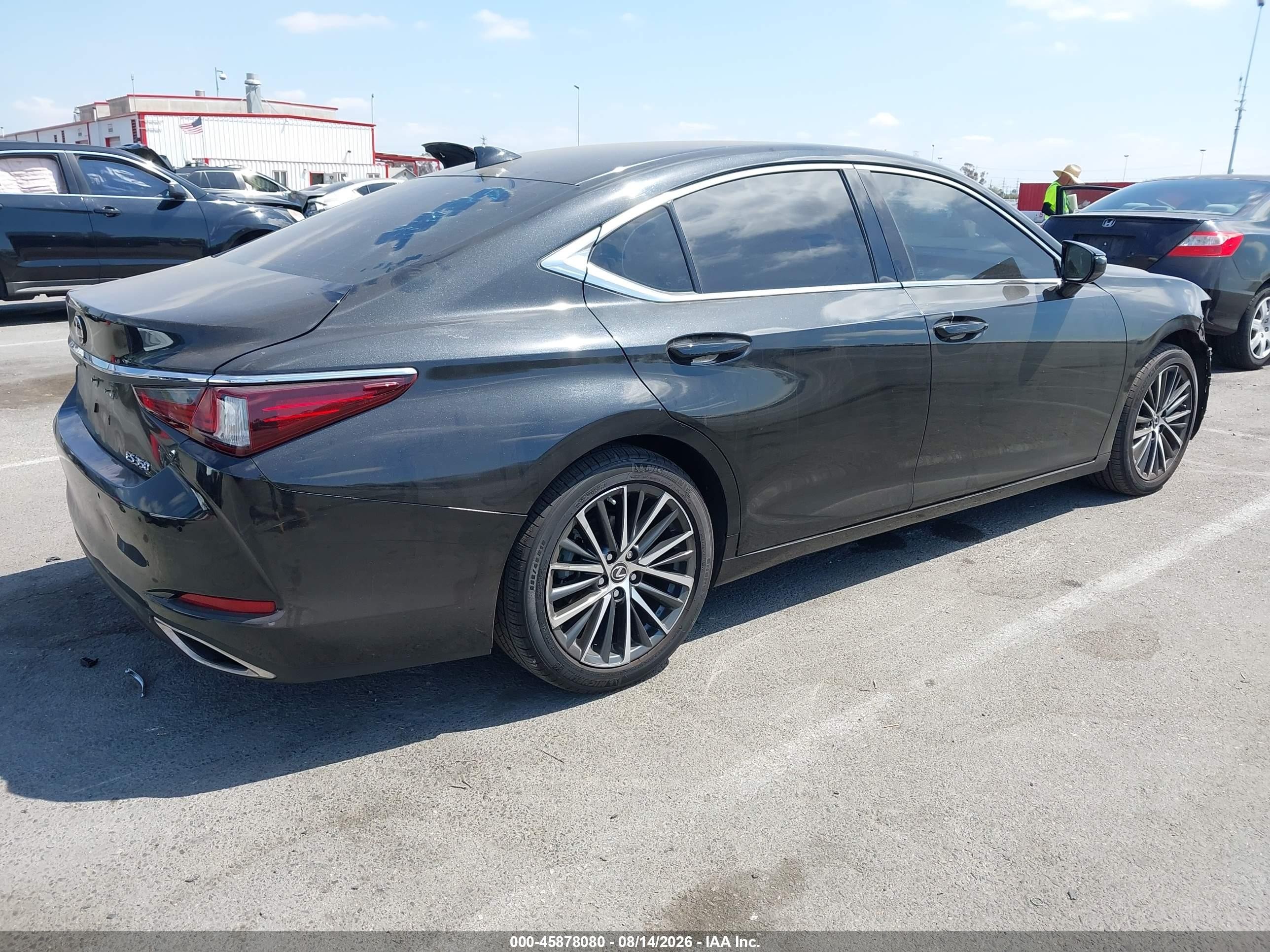 2022 Lexus ES VIN 58ADZ1B1XNU137177 IAAI salvage auction — Front End, Salvage (California), sold $14,100 on 2026-09-12 (photo 4)
