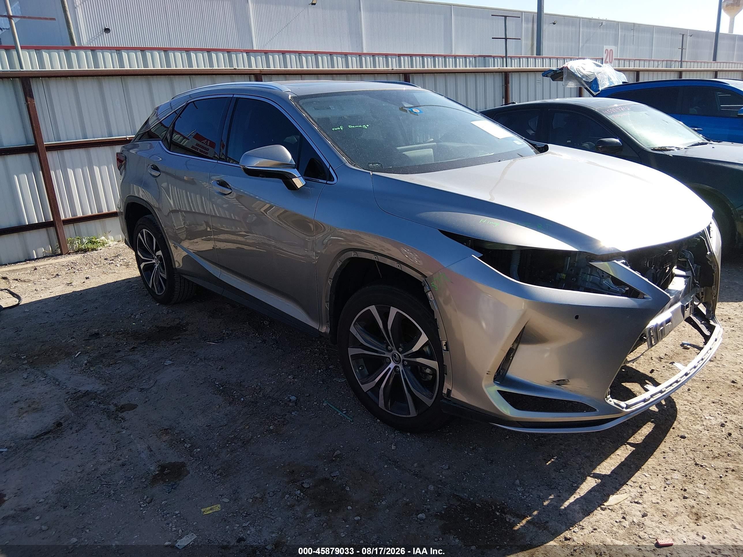2022 Lexus RX 350 VIN 2T2HZMAA1NC247155 — IAAI salvage auction photo