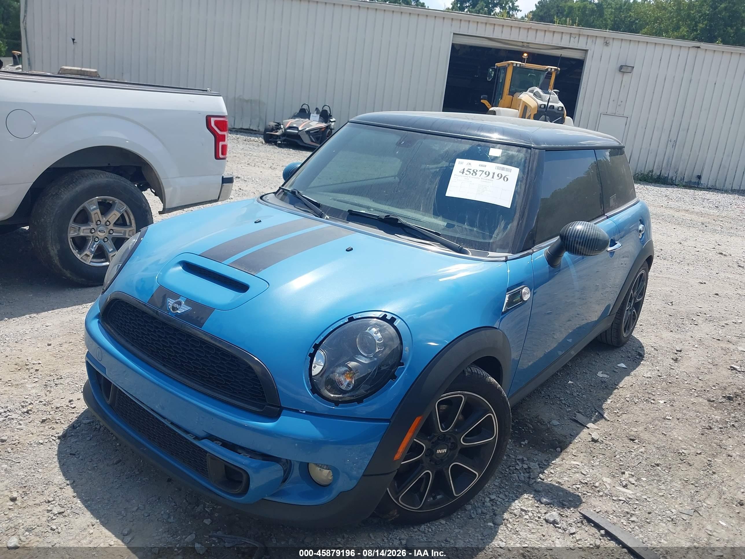 2012 Mini Cooper VIN WMWSV3C51CT387628 IAAI salvage auction — Front End, Salvage (Georgia), sold $700 on 2026-09-12 (photo 2)