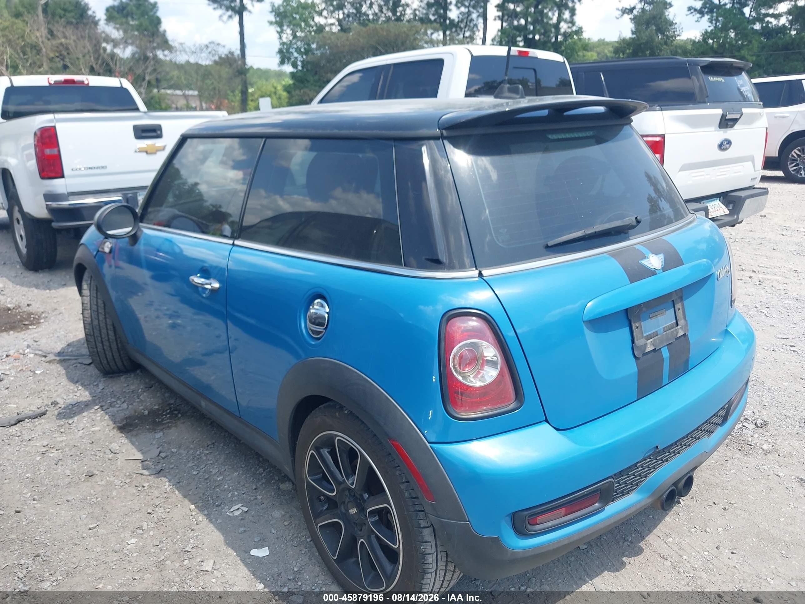 2012 Mini Cooper VIN WMWSV3C51CT387628 IAAI salvage auction — Front End, Salvage (Georgia), sold $700 on 2026-09-12 (photo 3)