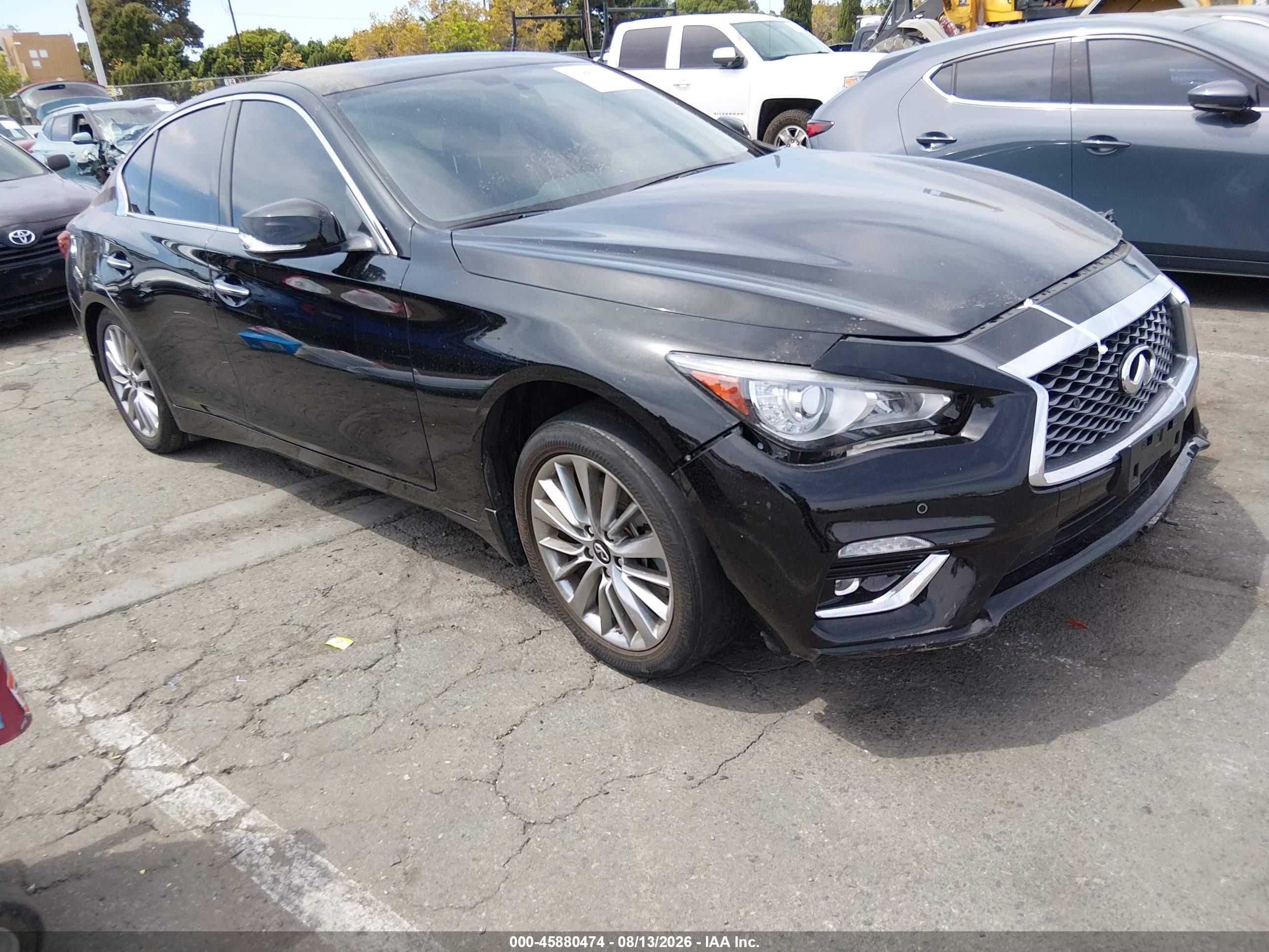 2024 Infiniti Q50 VIN JN1EV7BP4RM600510 — IAAI salvage auction photo