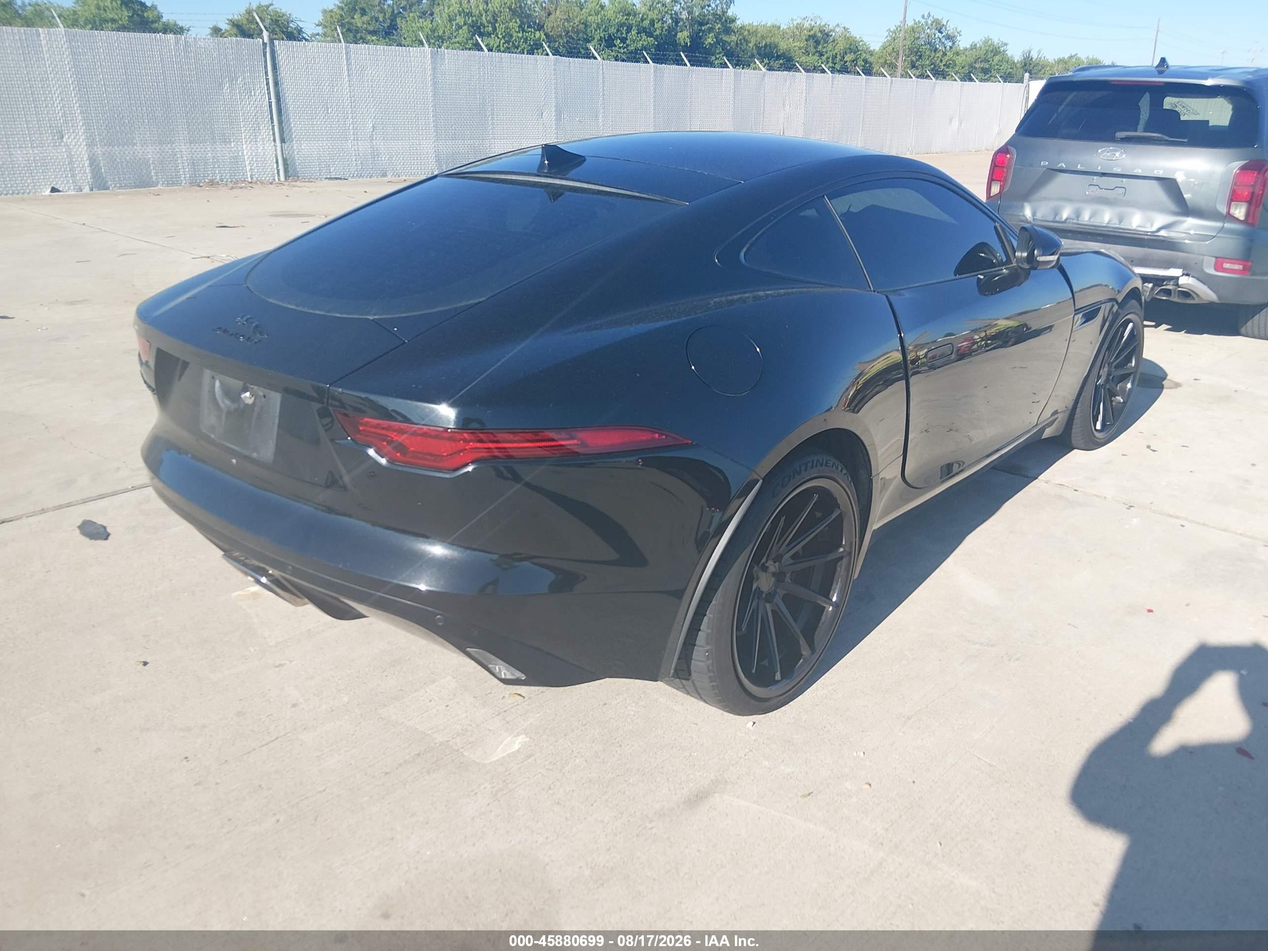 2021 Jaguar F-Type VIN SAJDD1GX6MCK73447 IAAI salvage auction — Water/Flood, Salvage (Texas), sold $13,400 on 2026-09-16 (photo 4)