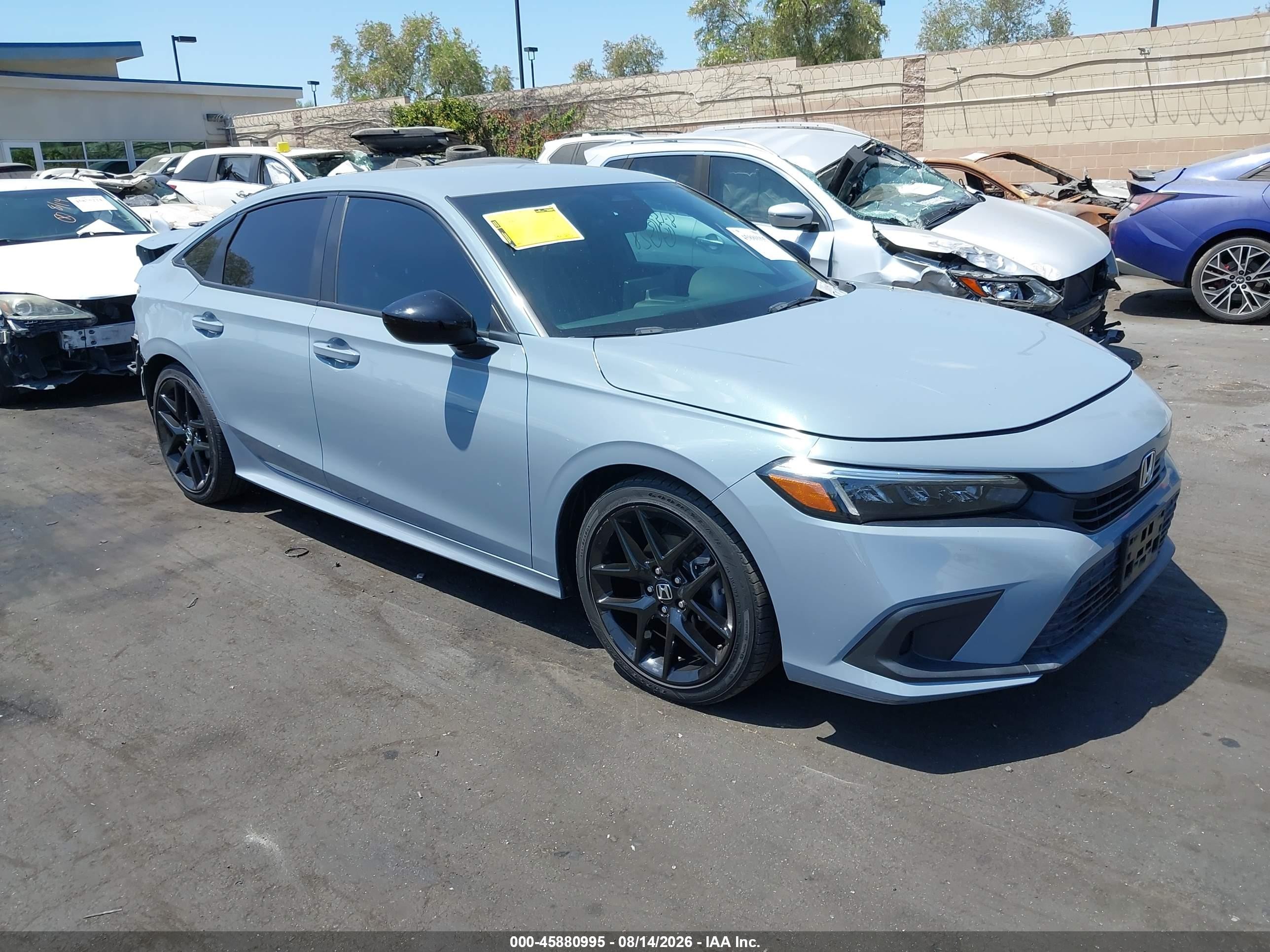 2023 Honda Civic VIN 2HGFE2F51PH529989 — IAAI salvage auction photo
