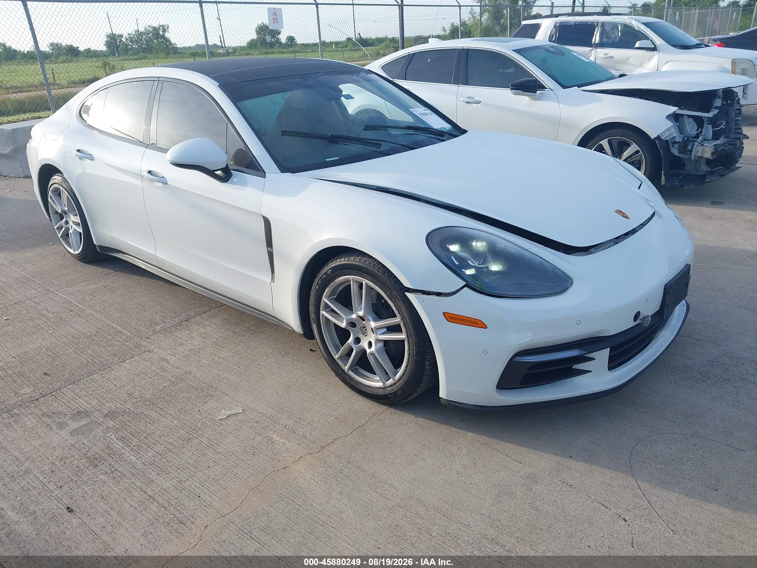 2019 Porsche Panamera VIN WP0AA2A78KL100485 — IAAI salvage auction photo