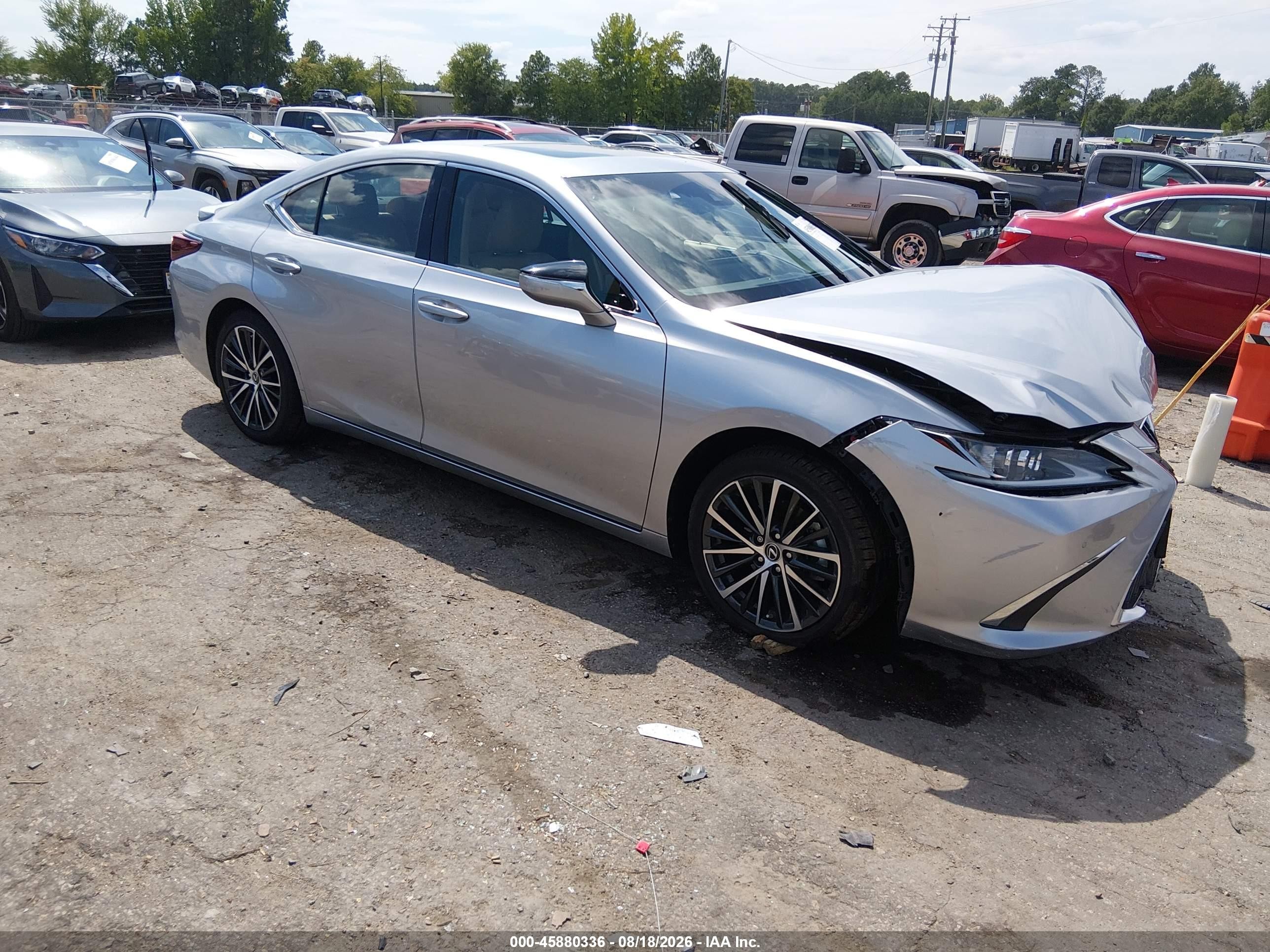 2024 Lexus ES VIN 58ADA1C14RU042528 IAAI salvage auction — Front End, Salvage (Virginia), sold $14,900 on 2026-08-27 (photo 1)