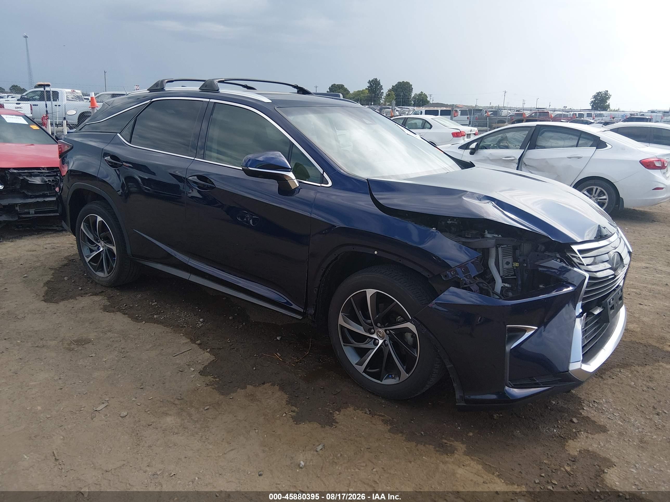 2017 Lexus RX 450h VIN 2T2BGMCA7HC017018 — IAAI salvage auction photo