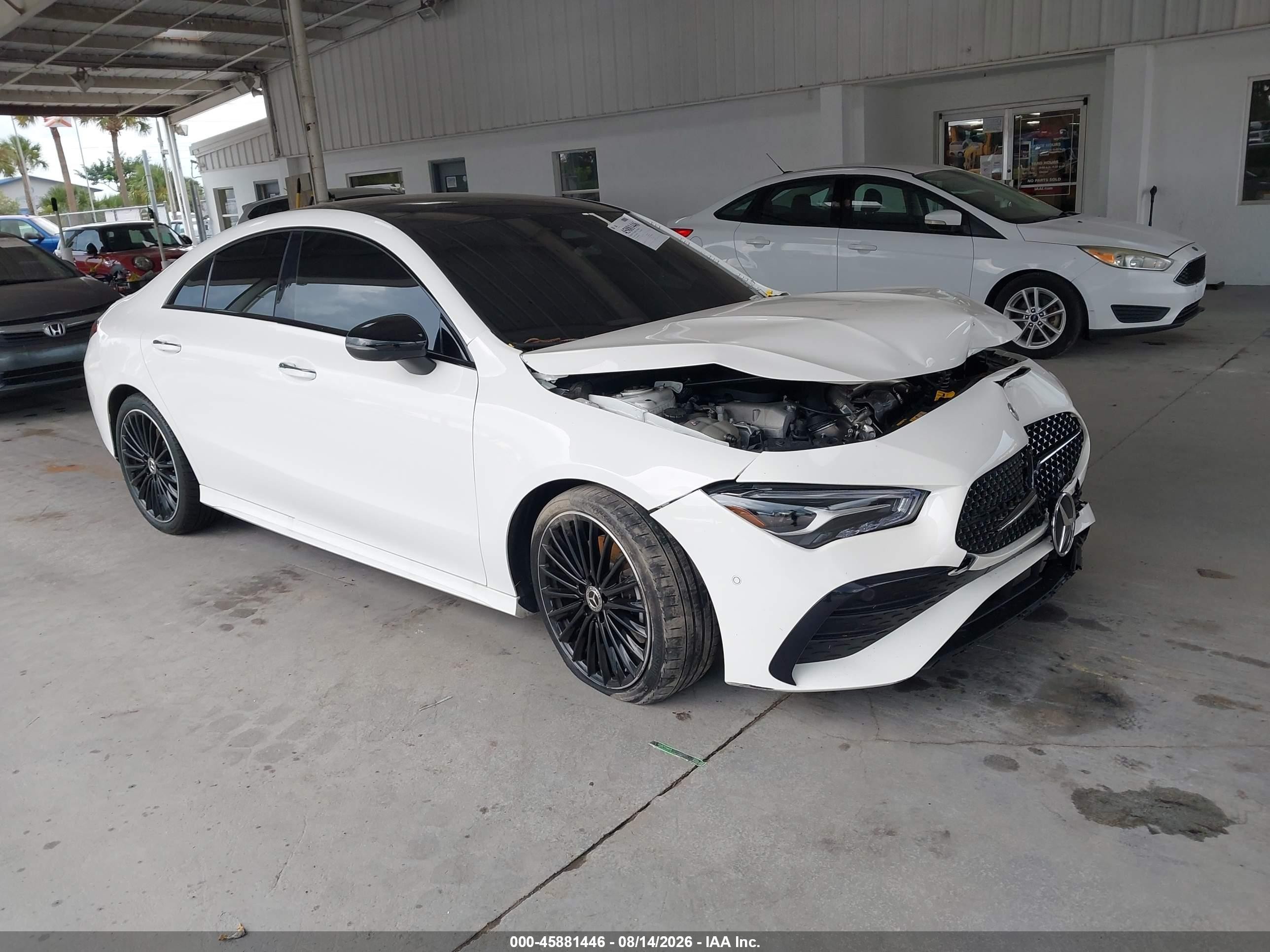 2025 Mercedes-Benz CLA-Class VIN W1K5J4GB8SN502901 — IAAI salvage auction photo