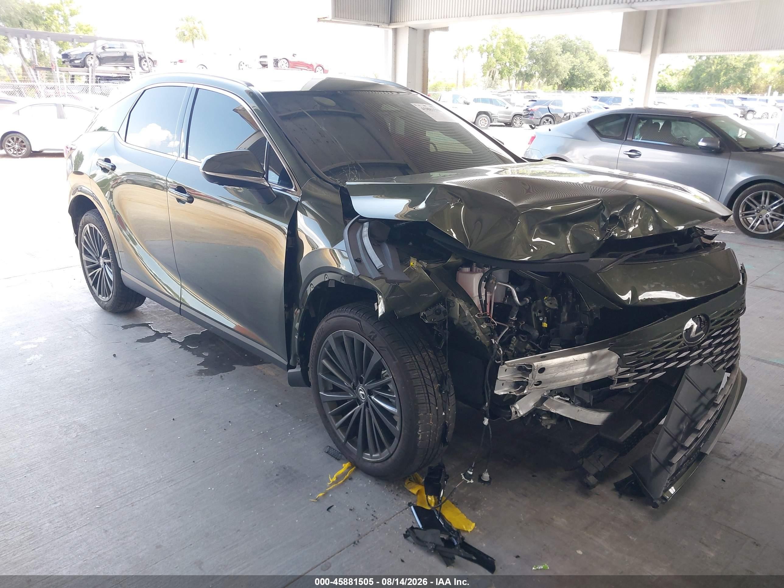 2025 Lexus RX 350 VIN 2T2BAMBAXSC067552 — IAAI salvage auction photo