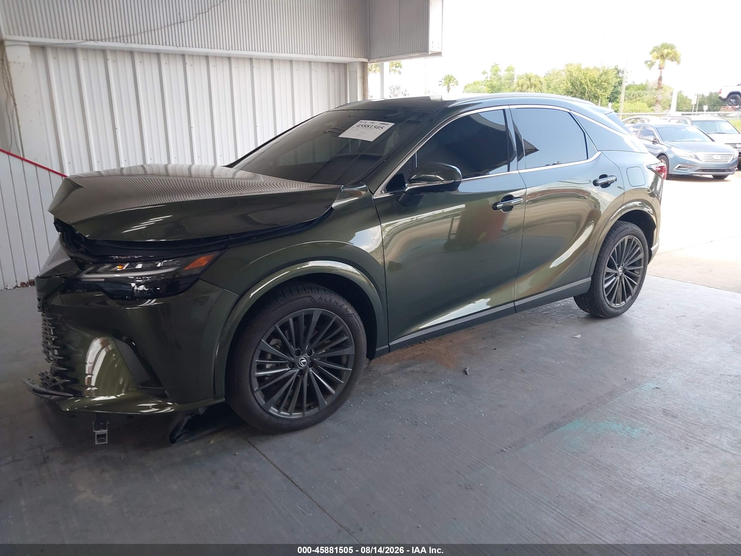 2025 Lexus Rx VIN 2T2BAMBAXSC067552 IAAI salvage auction — Front End, Rebuildable (Florida), sold $18,800 on 2026-09-19 (photo 2)