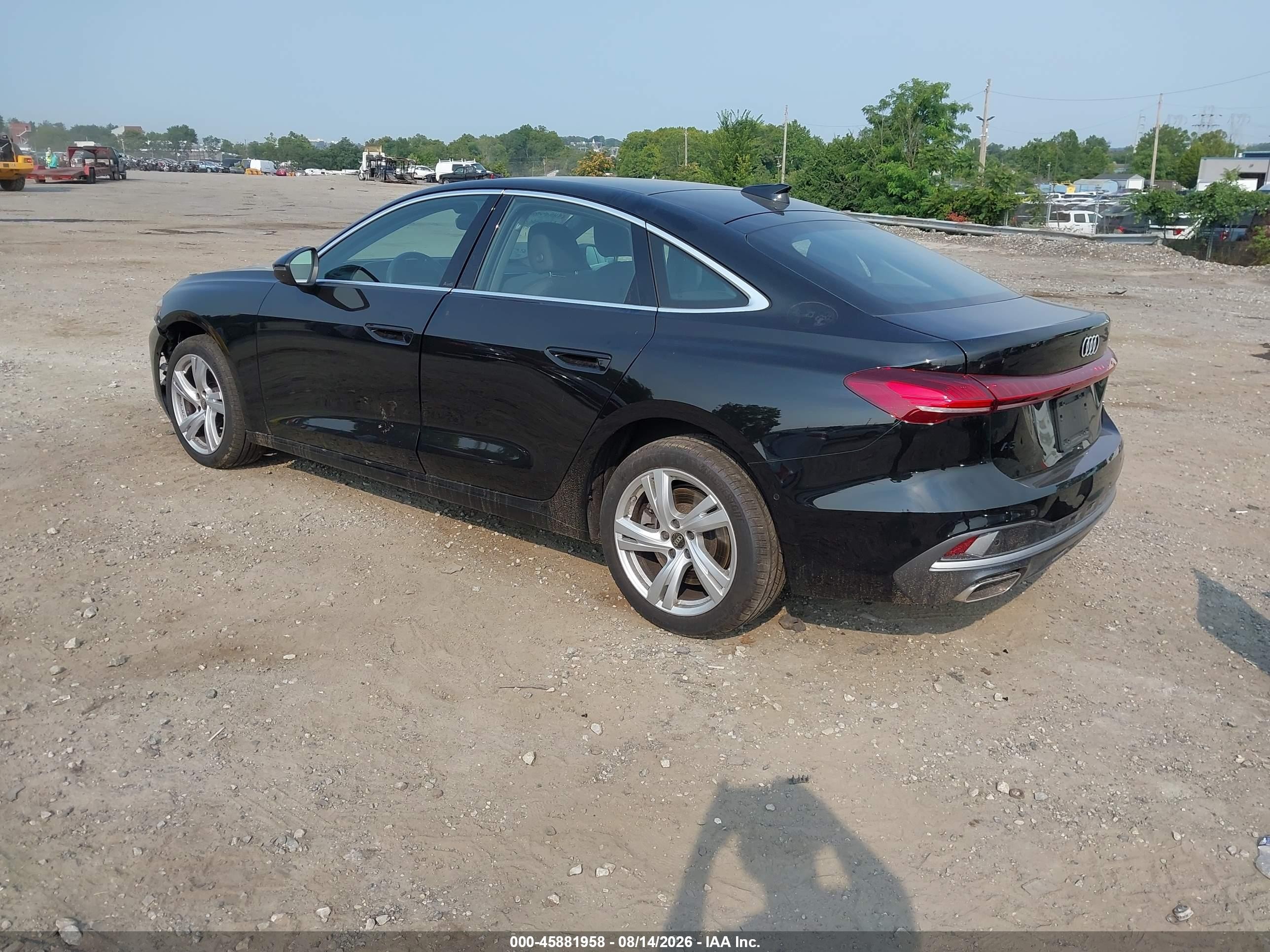 2025 Audi All-new A5 VIN WAU2BCFU9SN053345 IAAI salvage auction — Front End, Salvage (Pennsylvania), sold $18,600 on 2026-09-23 (photo 3)