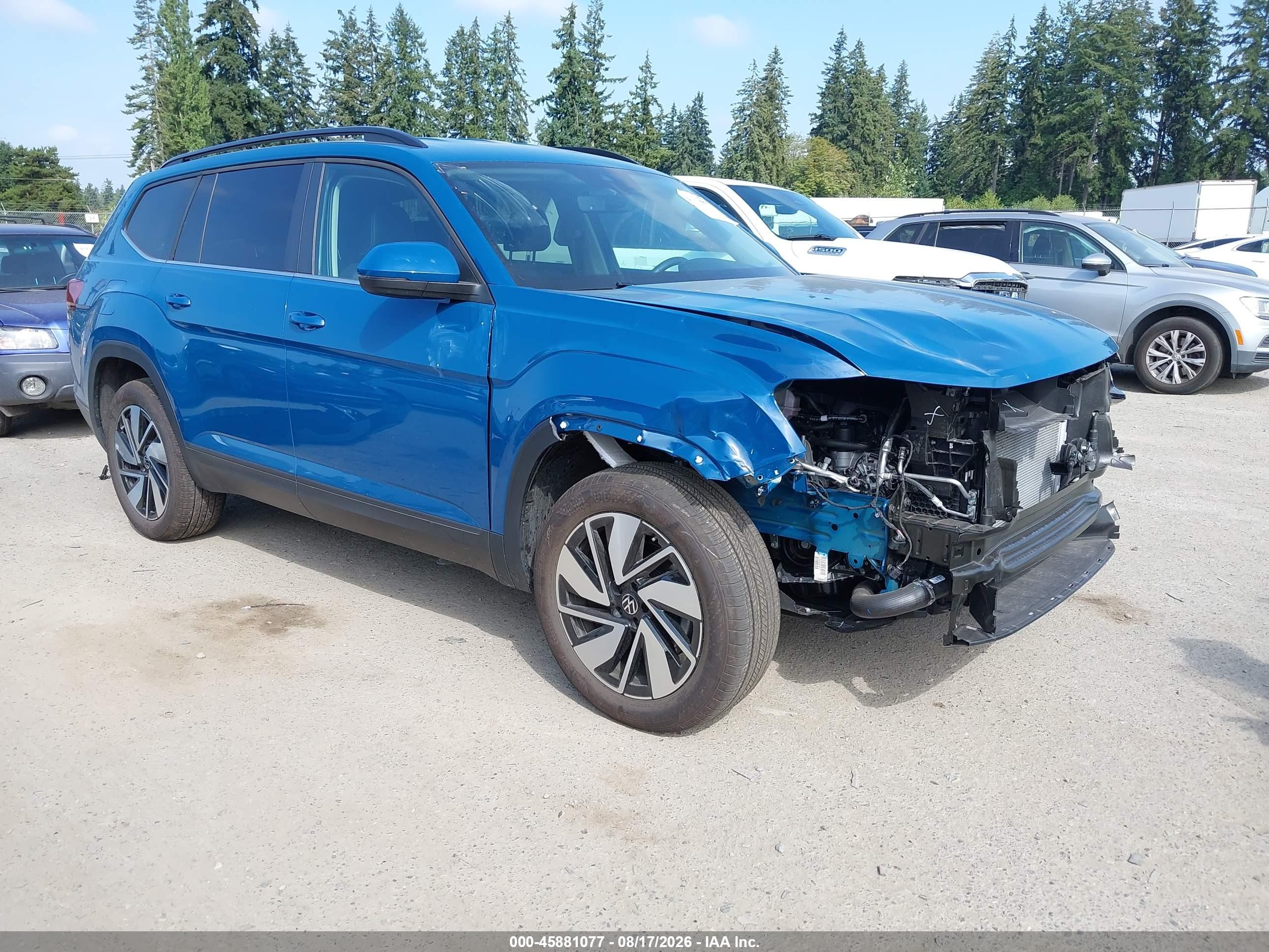 2026 Volkswagen Atlas VIN 1V2HN2CA7TC568395 — IAAI salvage auction photo