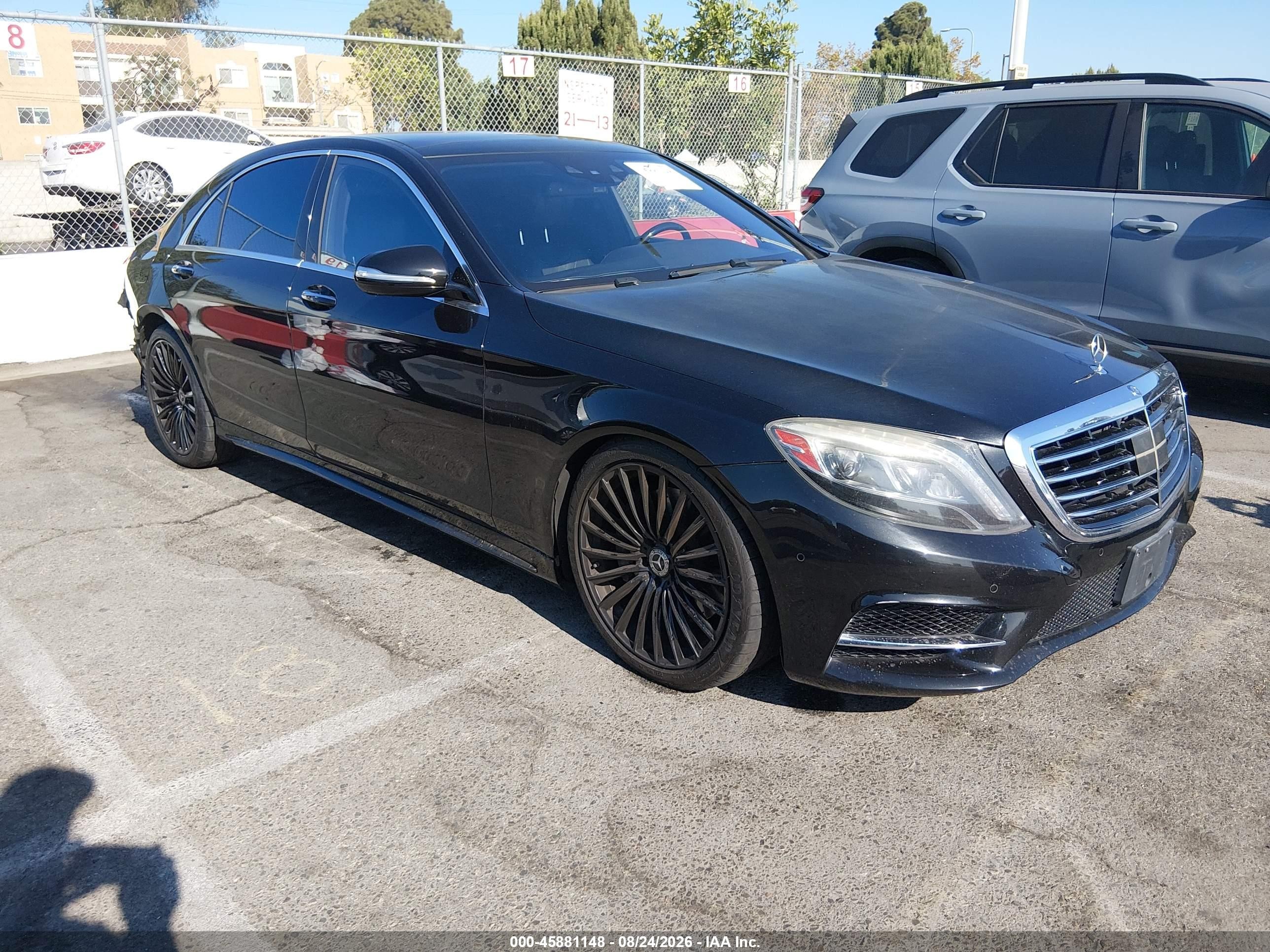 2015 Mercedes-Benz S-Class VIN WDDUG8CB3FA073025 — IAAI salvage auction photo