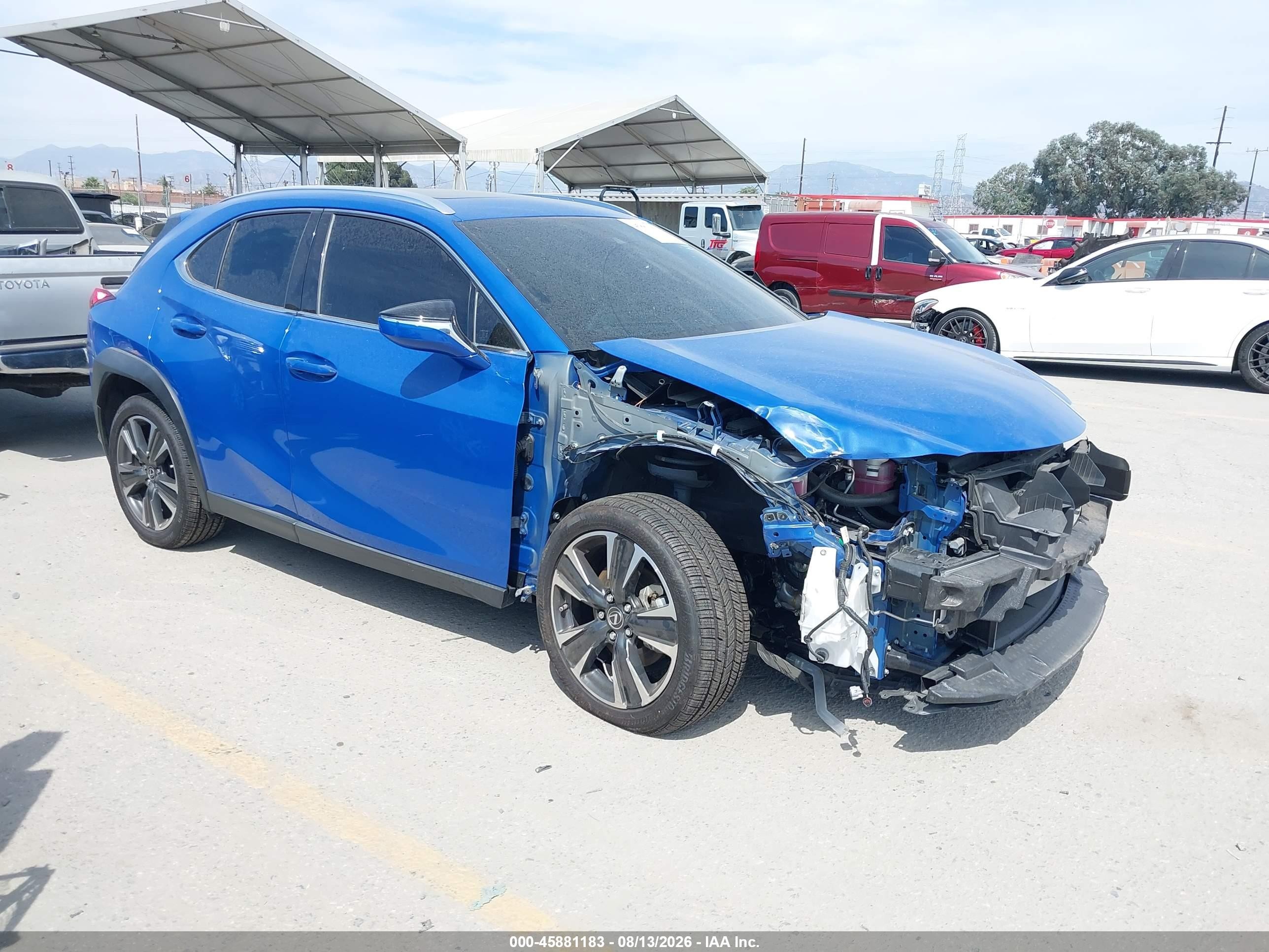 2023 Lexus UX 250h VIN JTHX6JBH5P2147160 — IAAI salvage auction photo