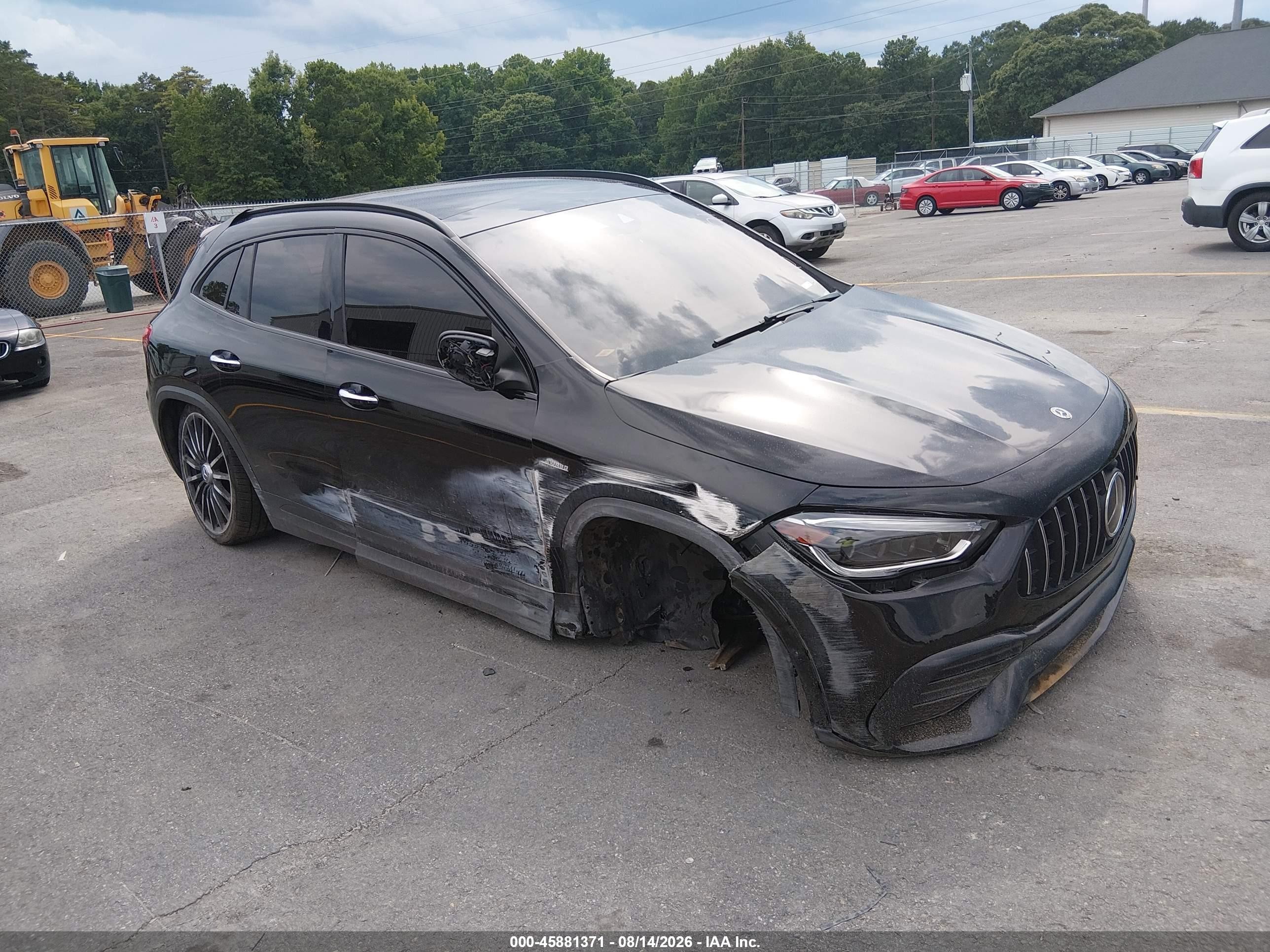 2021 Mercedes-Benz GLA-Class VIN W1N4N5BB5MJ238580 — IAAI salvage auction photo