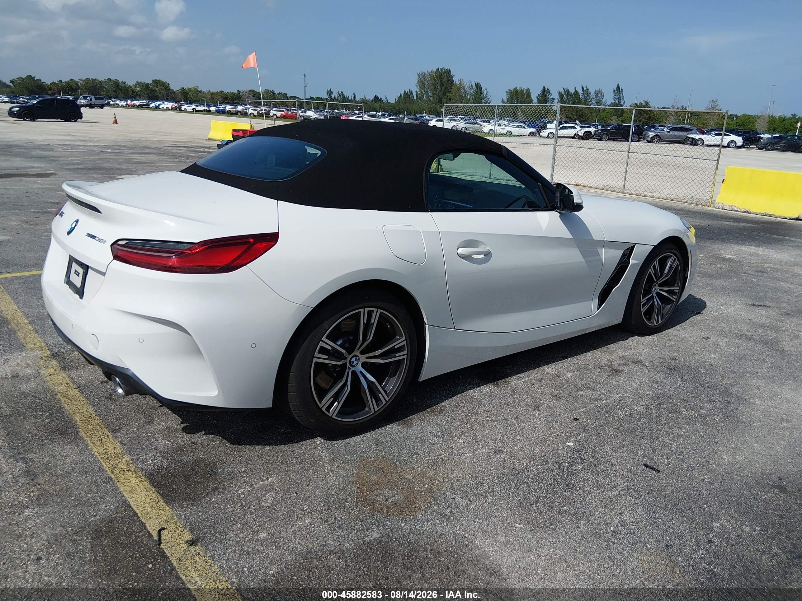 2026 BMW Z4 VIN WBAHF3C07TWY56778 IAAI salvage auction — Mechanical, Clear (Florida), sold $28,500 on 2026-08-23 (photo 4)