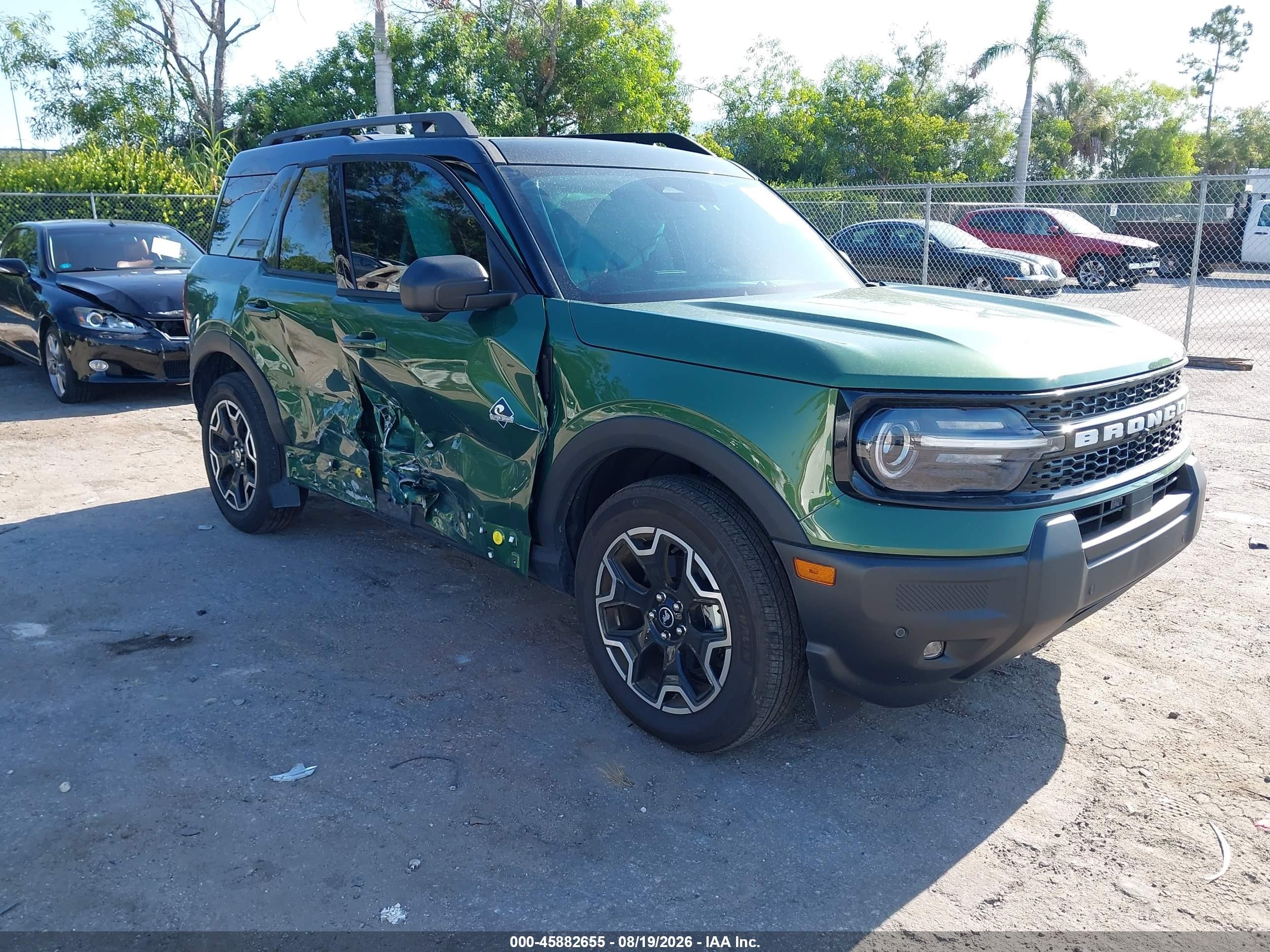 2025 Ford Bronco Sport VIN 3FMCR9CN0SRE65021 — IAAI salvage auction photo