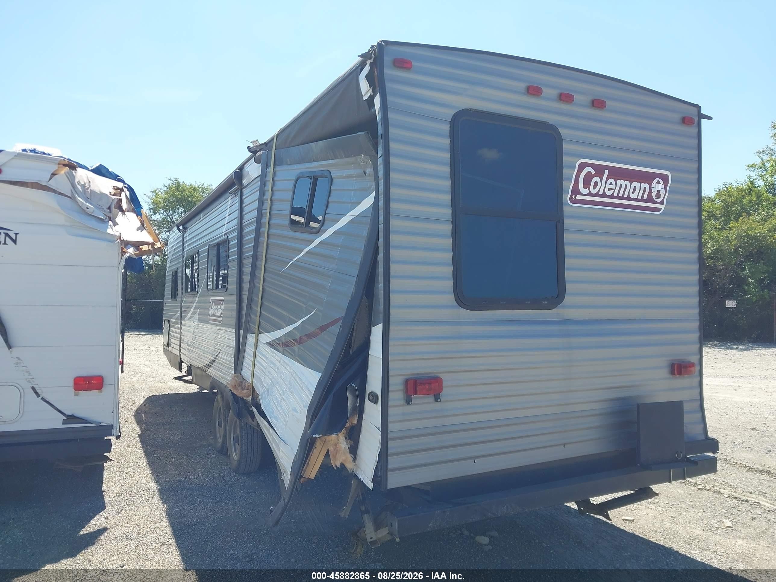 2017 Keystone Rv Coleman VIN 4YDT31428HH933614 IAAI salvage auction — Rear End, Salvage (Ohio), sold $2,250 on 2026-09-09 (photo 3)