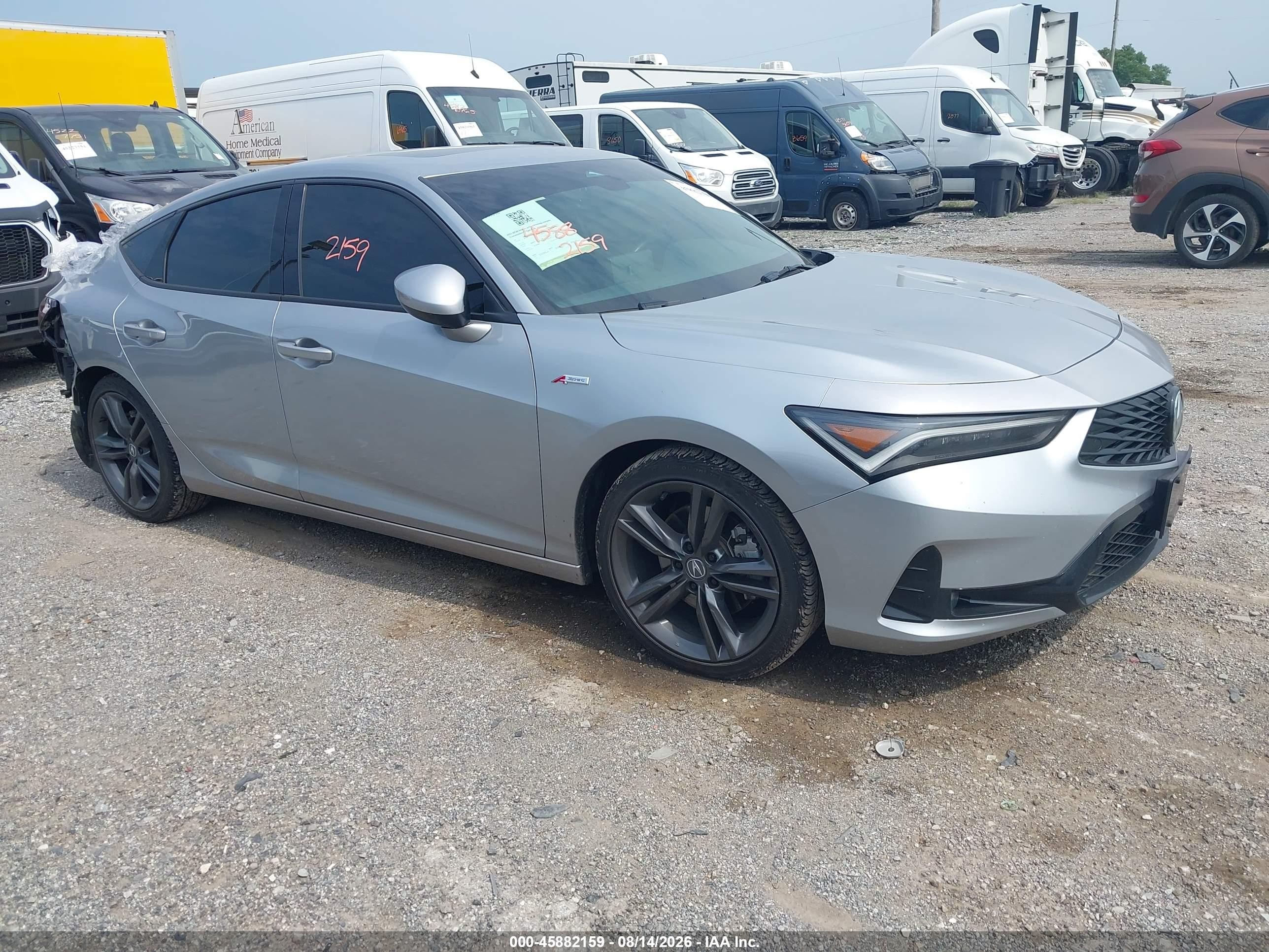 2025 Acura Integra VIN 19UDE4H35SA020199 — IAAI salvage auction photo