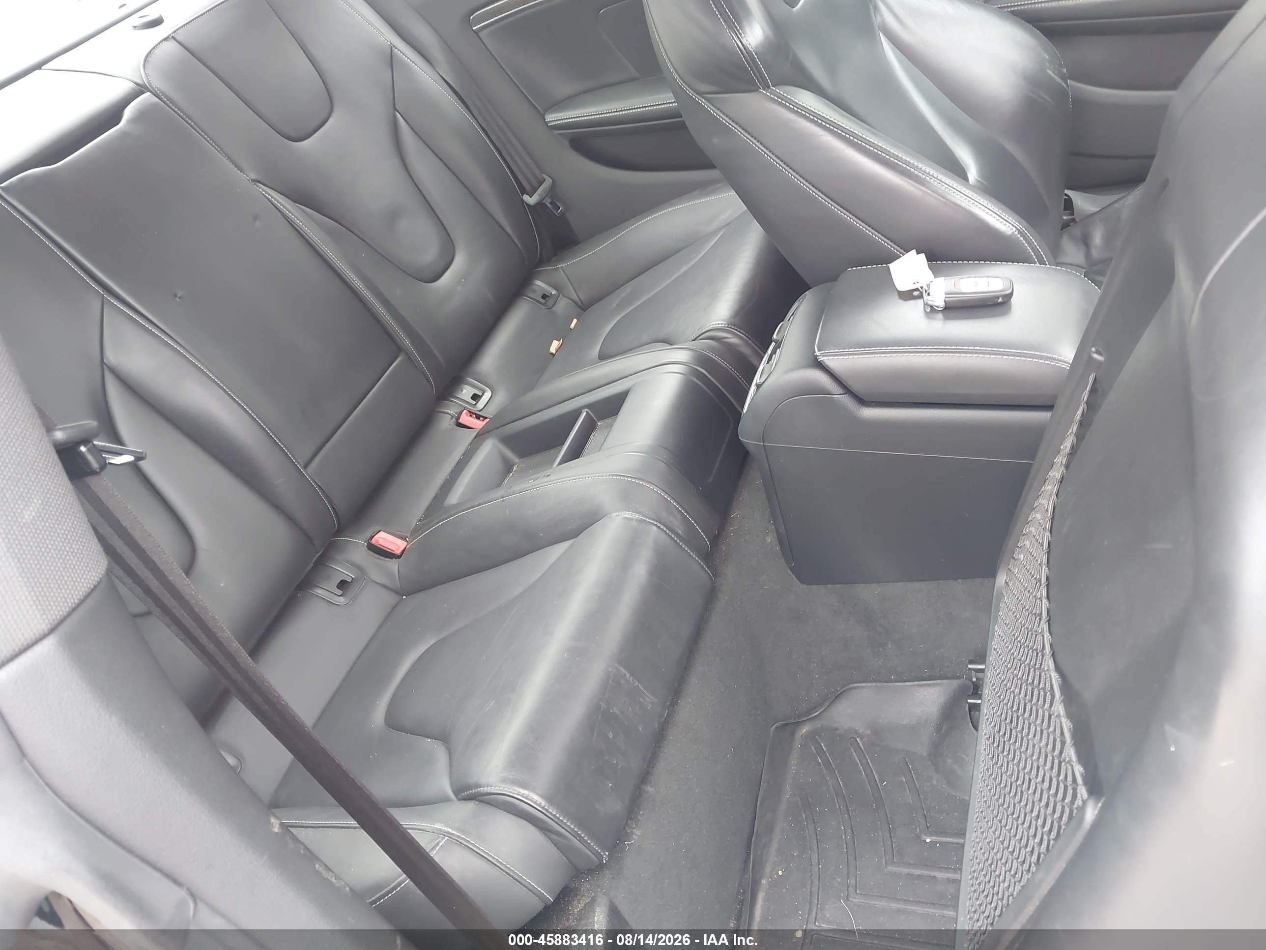 2013 Audi S5 VIN WAUCGAFR0DA031699 IAAI salvage auction — Front End, Clear (Wisconsin), sold $3,200 on 2026-09-09 (photo 8)