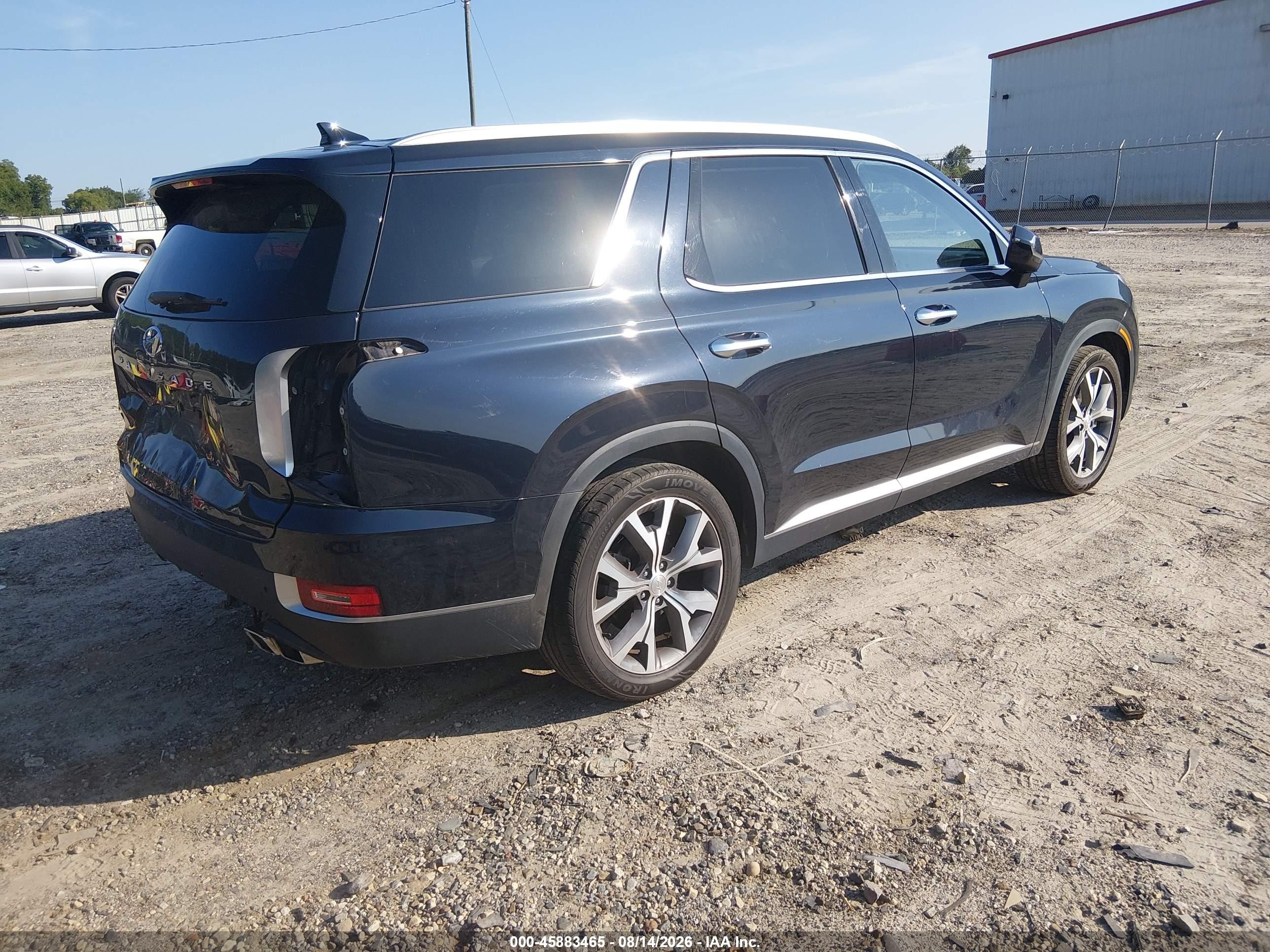 2022 Hyundai Palisade VIN KM8R44HE9NU424775 IAAI salvage auction — Rear End, Salvage (Georgia), sold $8,700 on 2026-09-08 (photo 4)