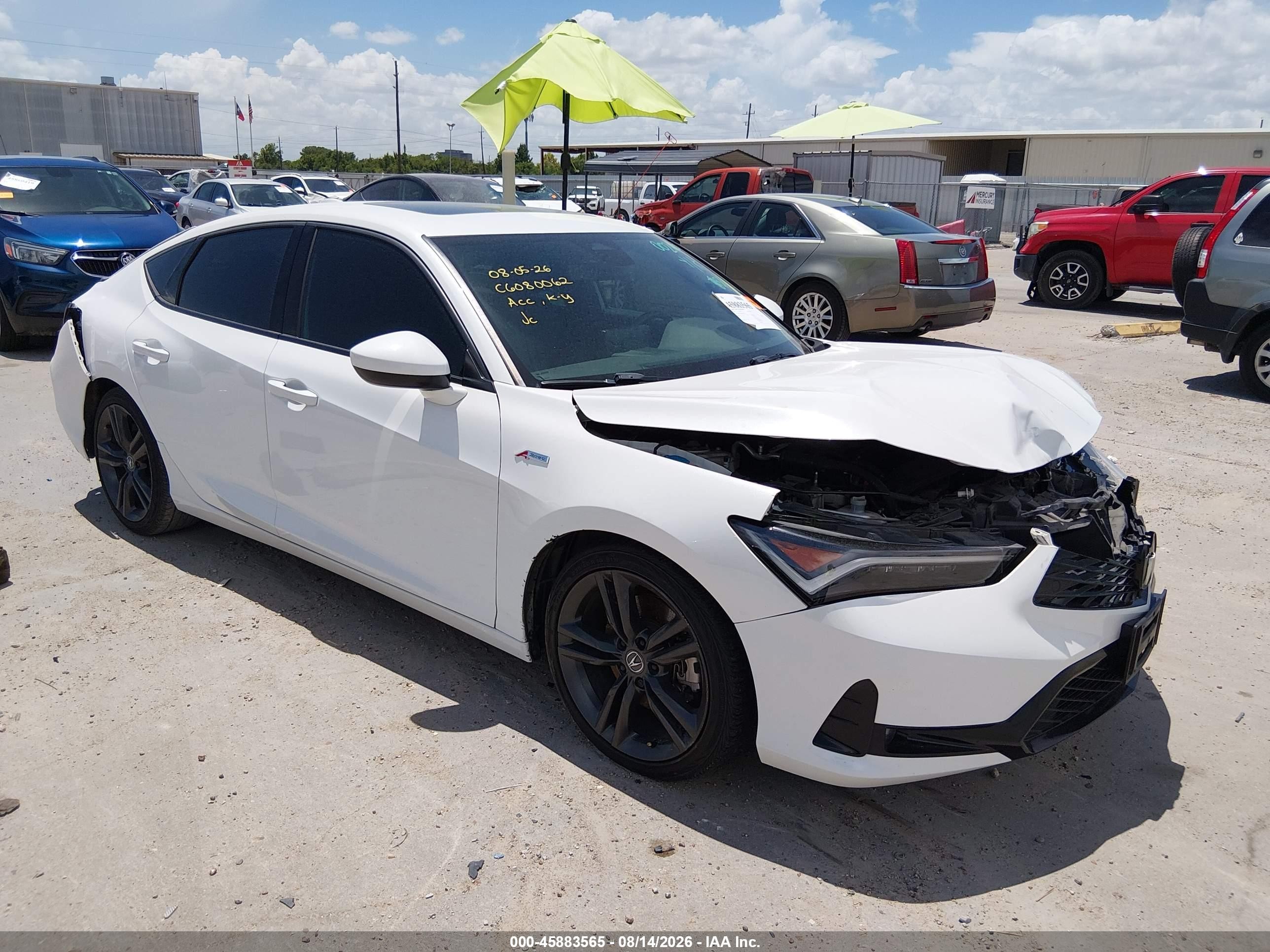2024 Acura Integra VIN 19UDE4H34RA016090 — IAAI salvage auction photo