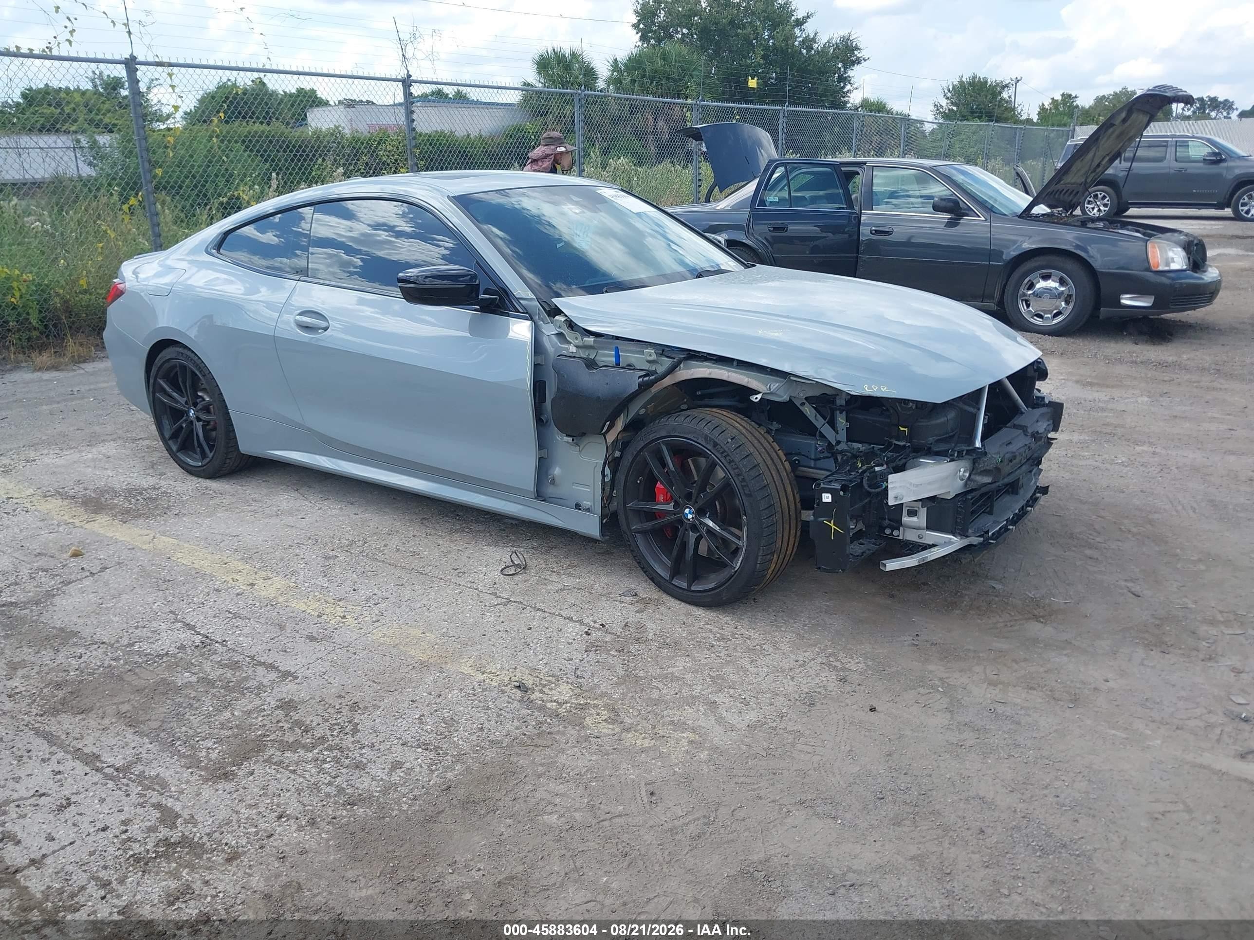 2022 BMW 4 Series VIN WBA53AP03NCK90830 — IAAI salvage auction photo