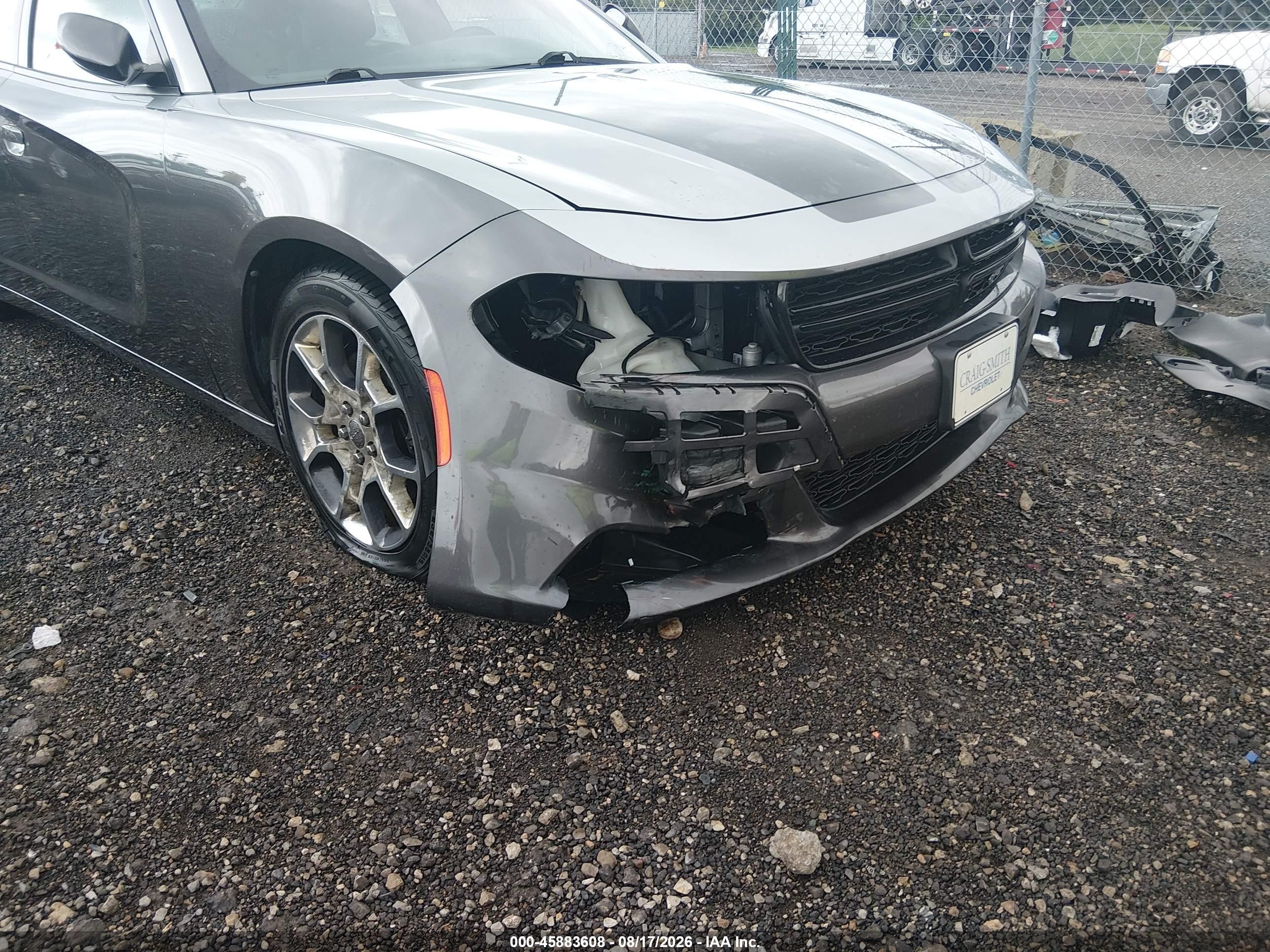 2015 Dodge Charger VIN 2C3CDXJG4FH863852 IAAI salvage auction — Front End, Salvage (Ohio), sold $2,250 on 2026-09-09 (photo 6)