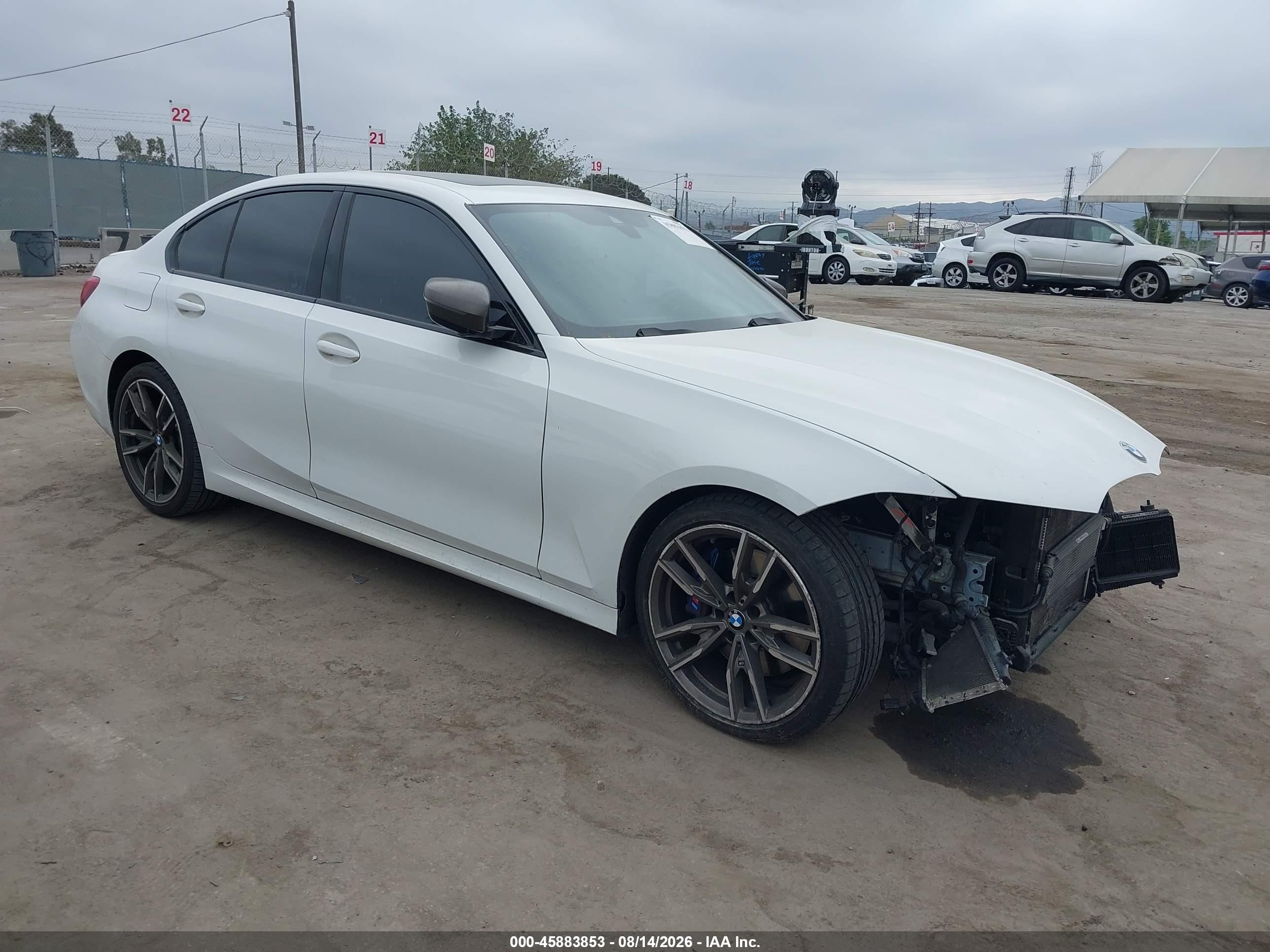 2020 BMW M340i VIN 3MW5U7J0XL8B35060 — IAAI salvage auction photo