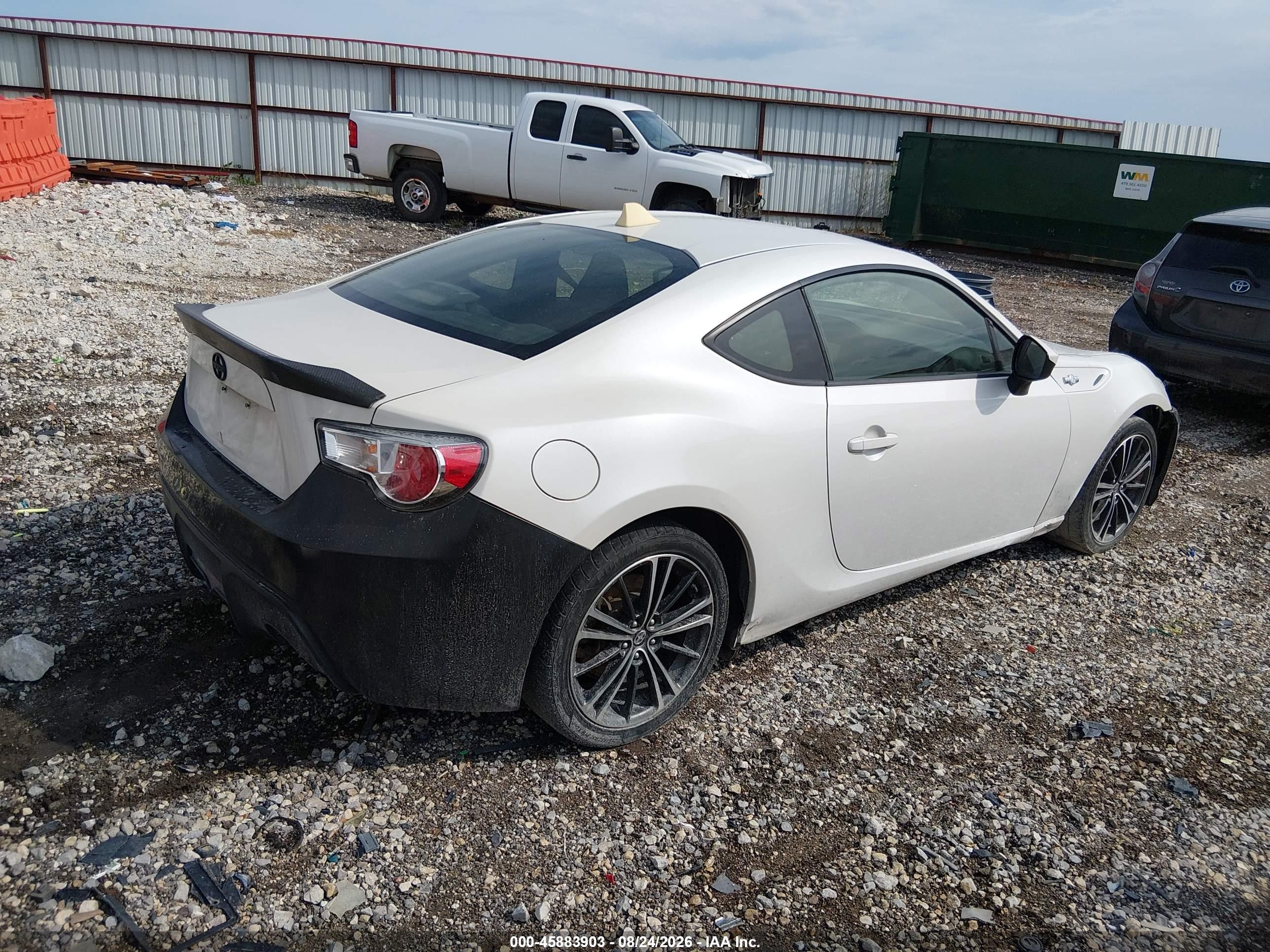 2013 Scion Fr-s VIN JF1ZNAA13D2712735 IAAI salvage auction — Normal Wear, Clear (Arkansas), sold $225 on 2026-09-03 (photo 4)